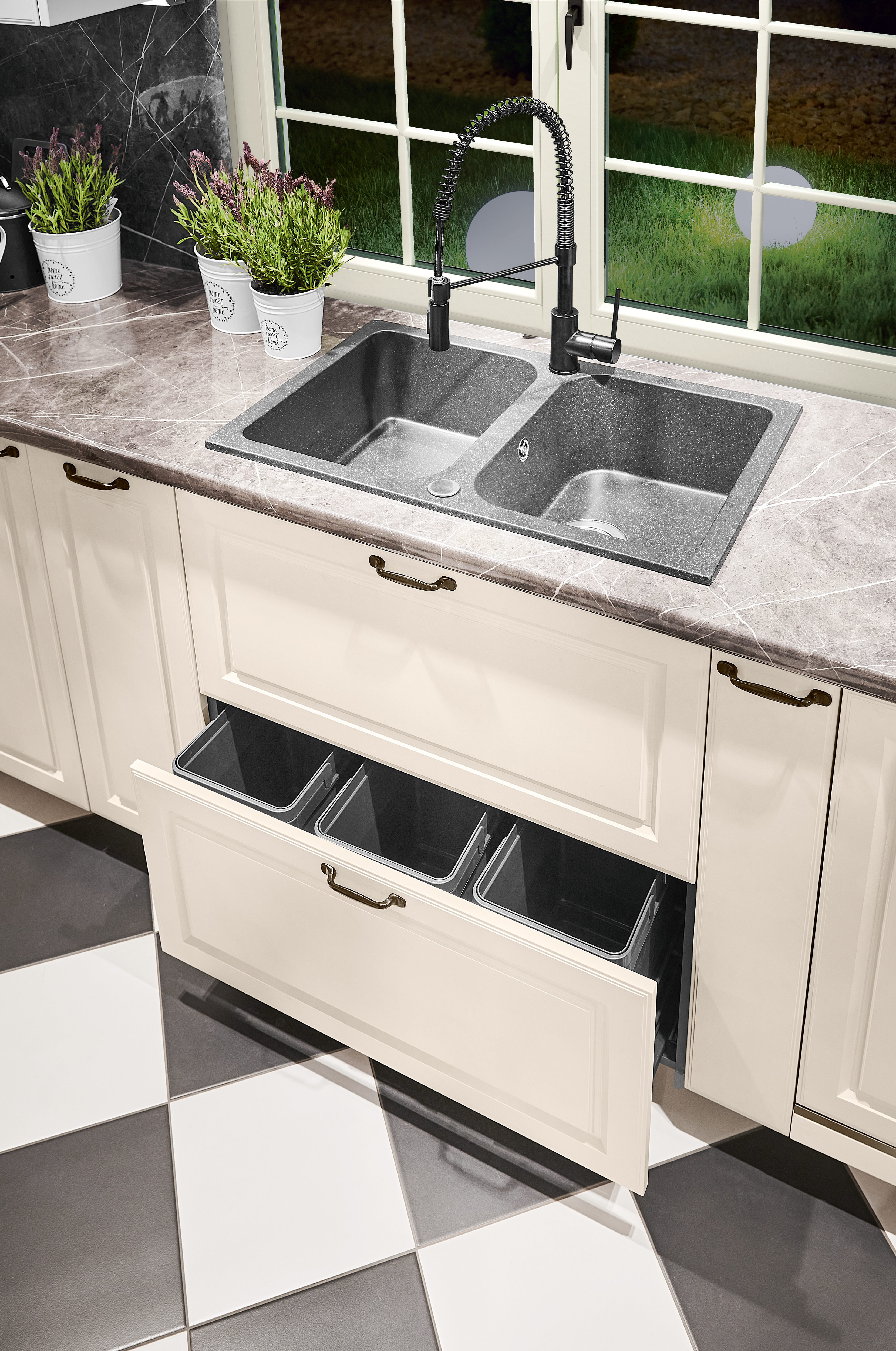 Kit cubo interior extraíble DELINIA ID 33L+16L 31.6x76.8x48.2 cm - 6