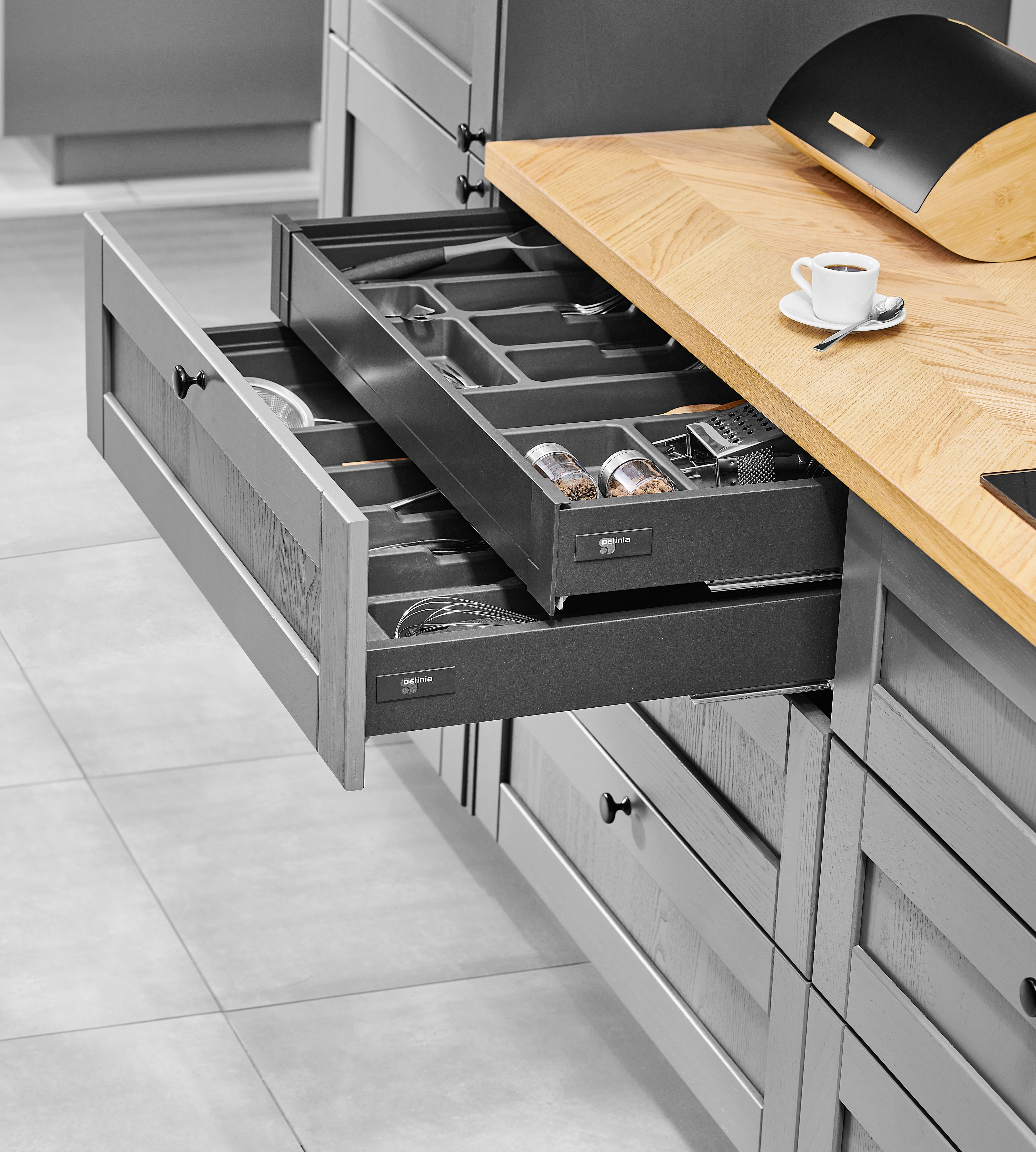 Kit interior de gaveta DELINIA 80CM - 8