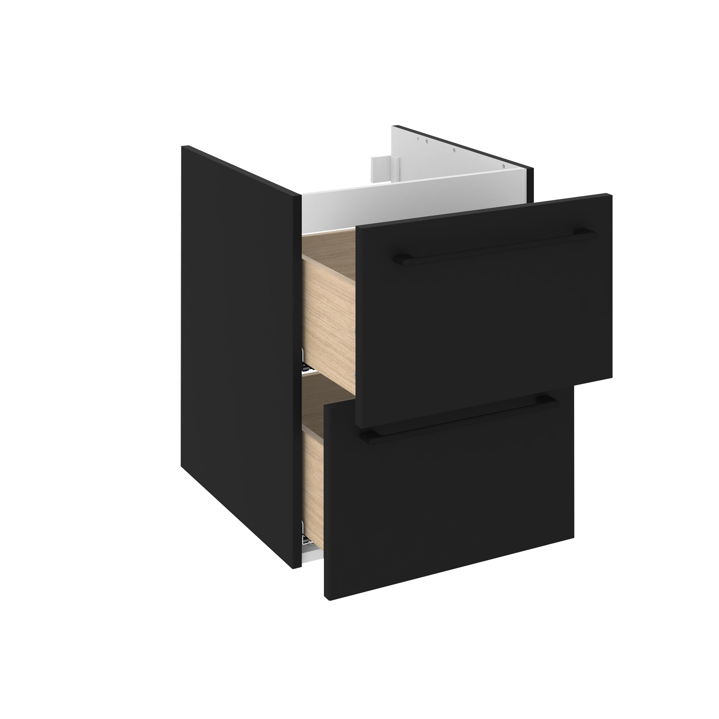 Szafka pod umywalkę Remix Black Mat 45 Sensea - 20