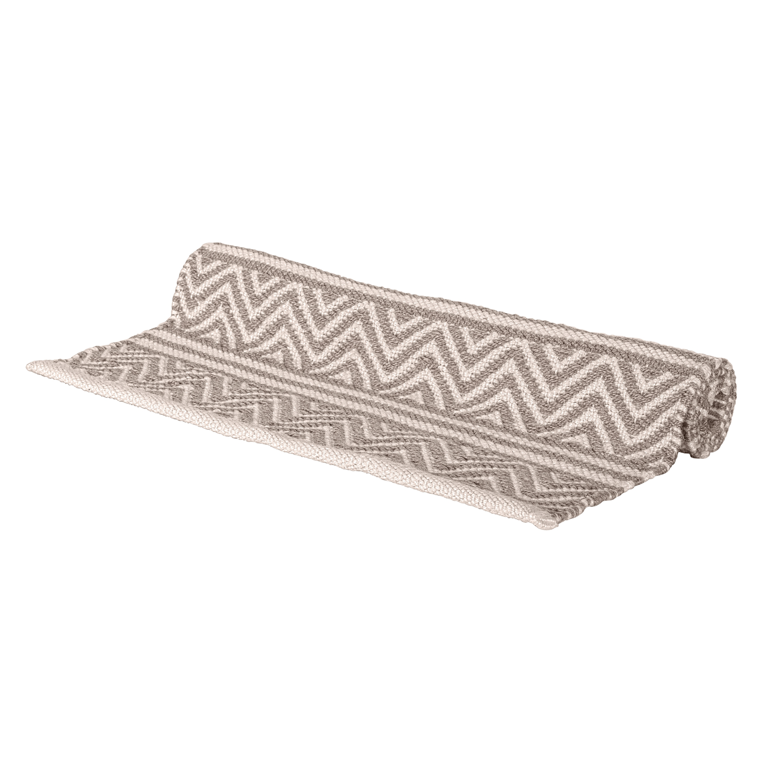 Alfombra de baño rectangular shaki 50x80 cm beige