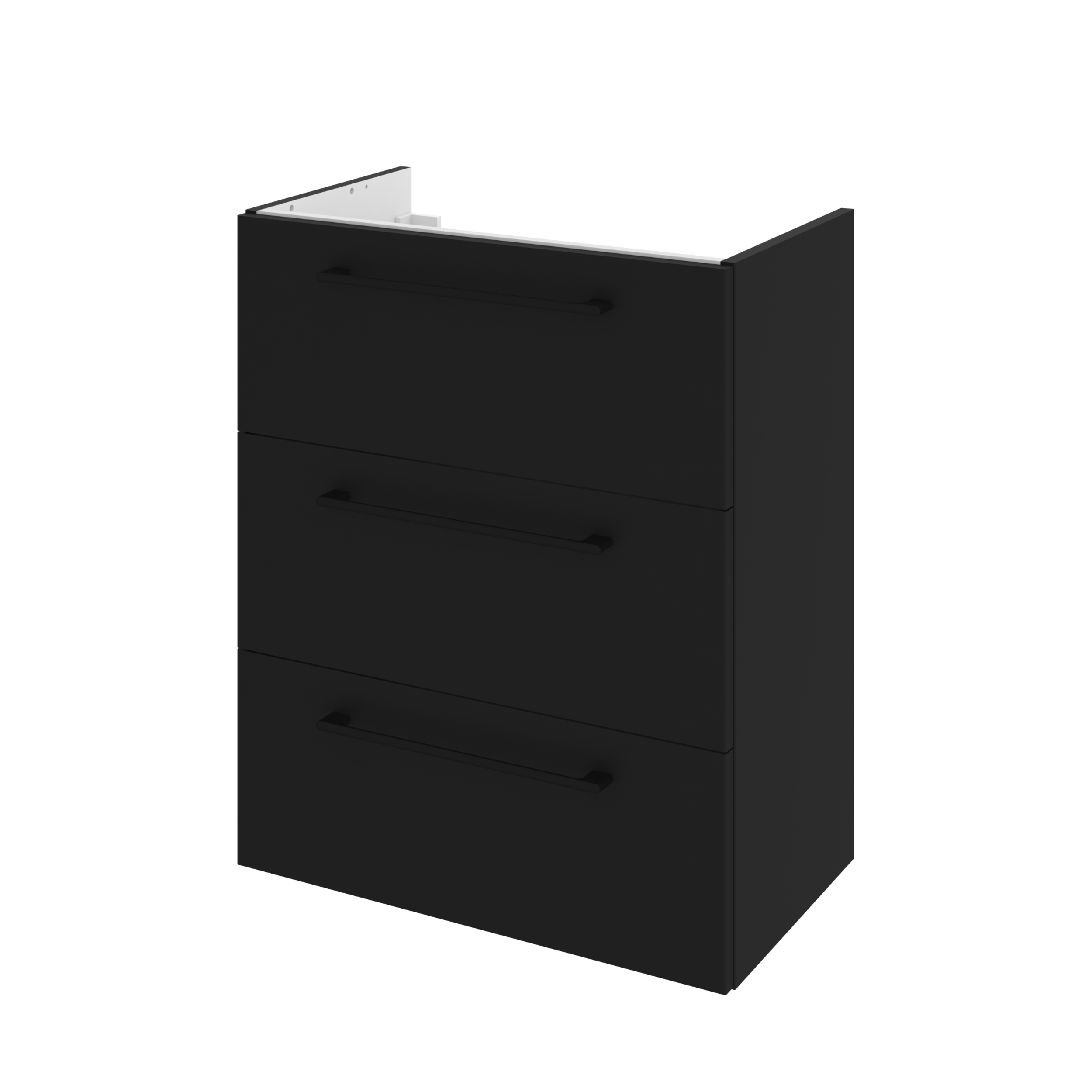 Szafka pod umywalkę Remix Czarna 60 Sensea