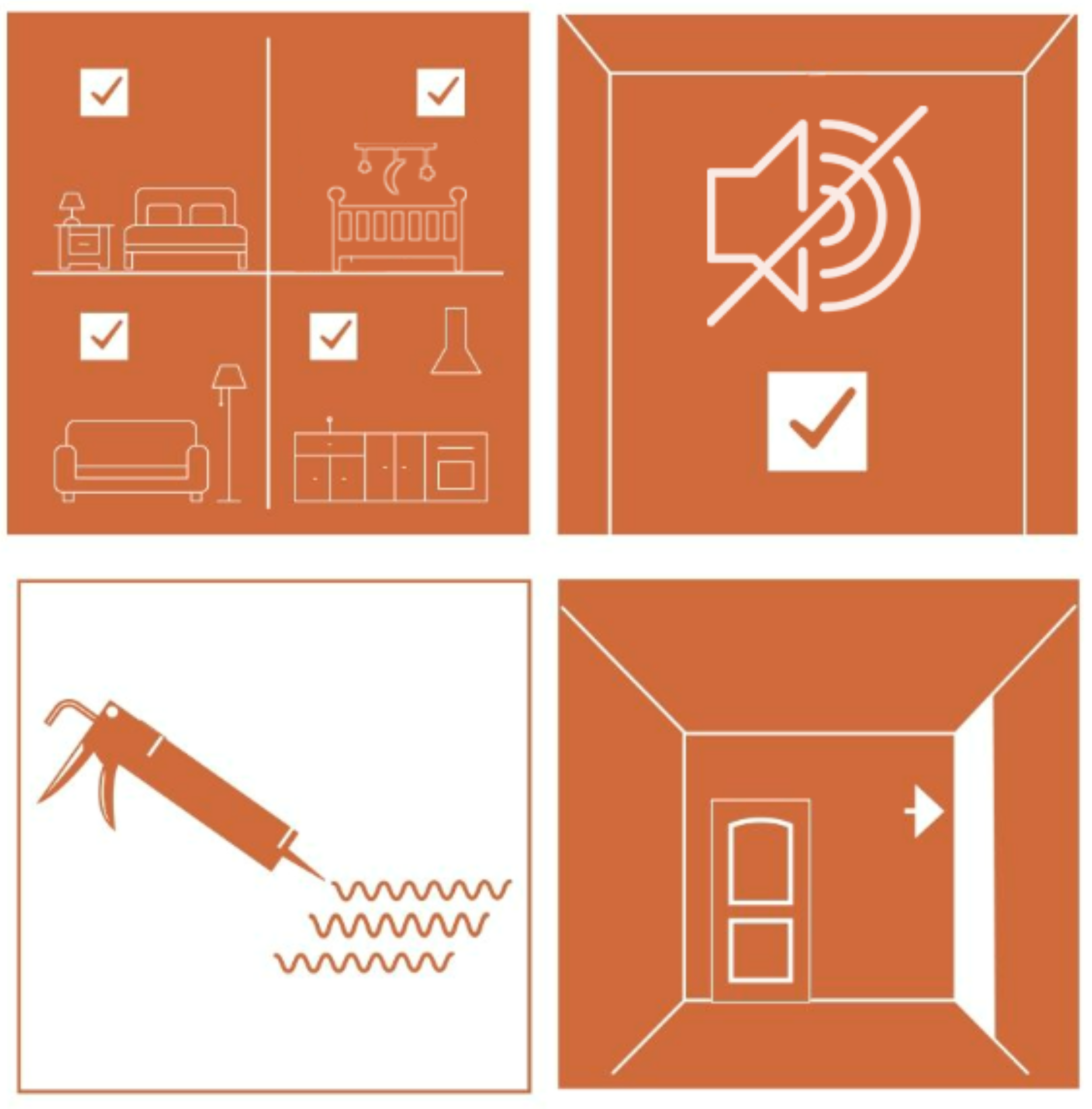 Panel ścienny tapicerowany prostokąt 60x30 cm szary stalowy Seal 89 Stelle - 8