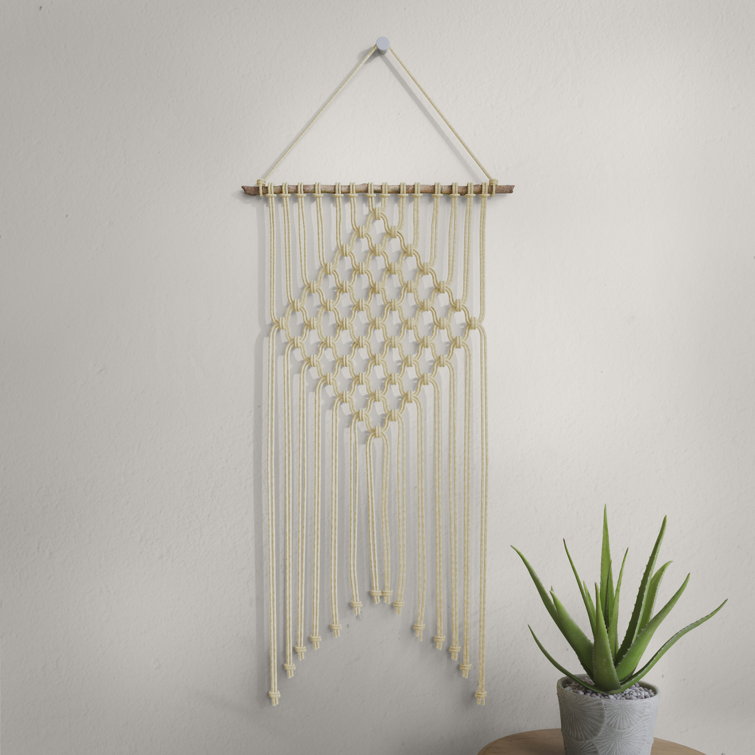 Sznurek sizalowy 3 kg 2 mm x 36 m skręcany beżowy Standers - 7