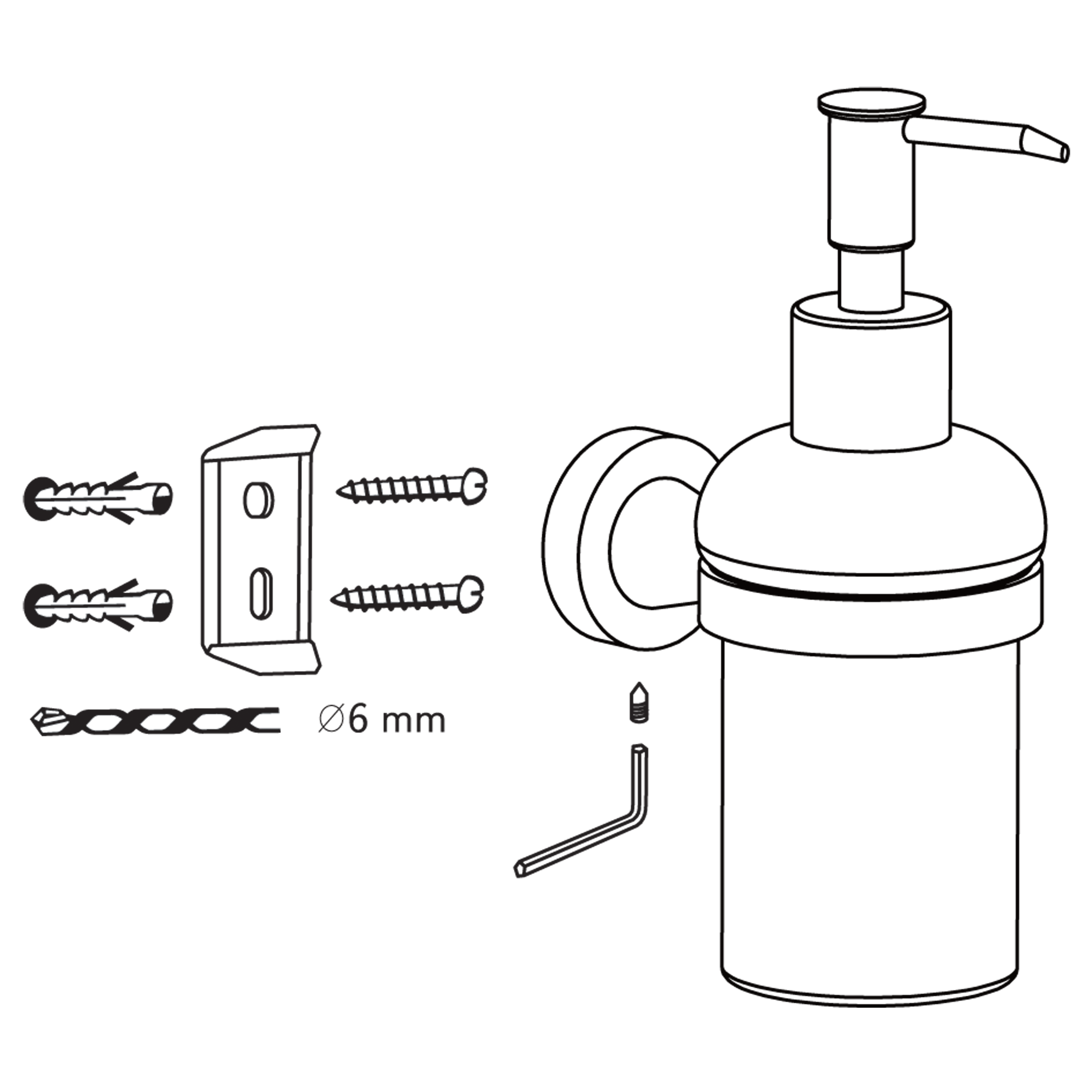 Dozownik mydła Carbon Dietsche - 4