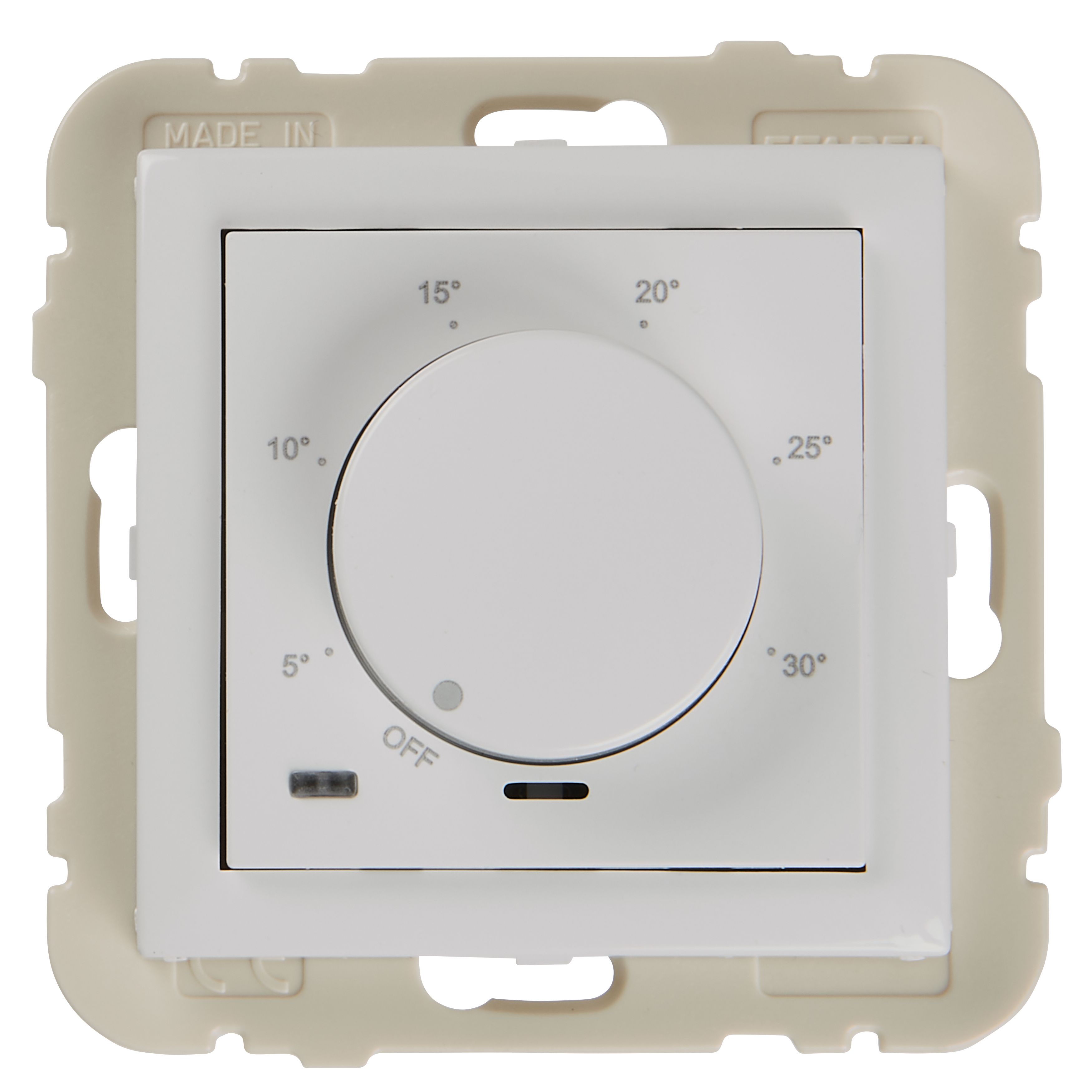 Termostat obrotowy LOGUS 90 biały EFAPEL
