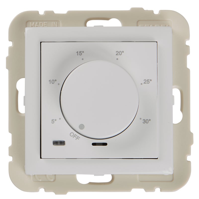 Termostat obrotowy LOGUS 90 biały EFAPEL