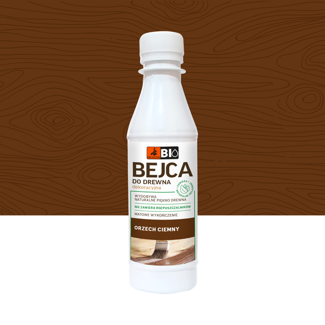 Bejca dekoracyjna do mebli Orzech ciemny 0.2 l Dragon