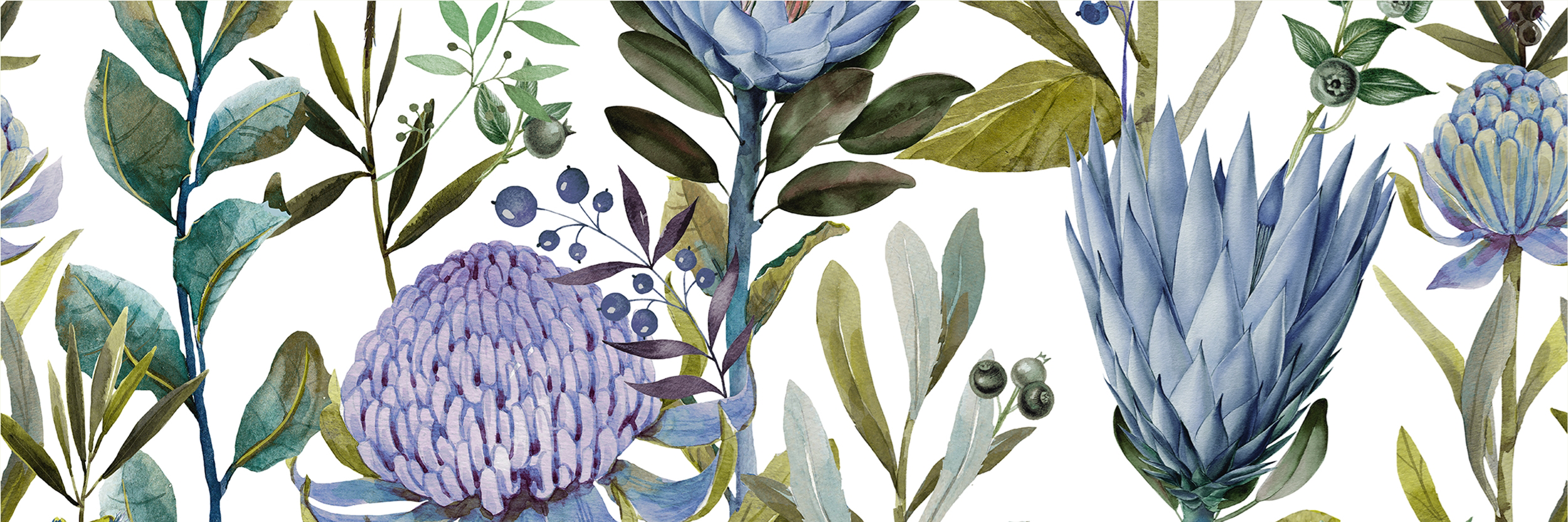 Dekor Flower Blue 89.4x90 - 5