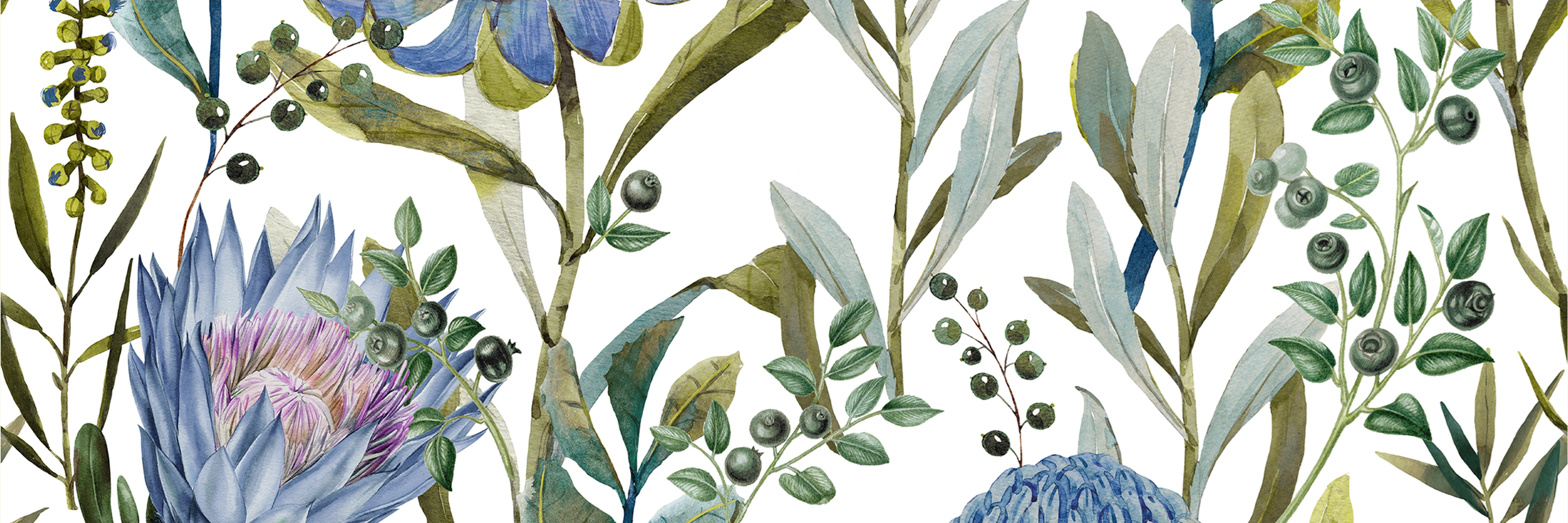 Dekor Flower Blue 89.4x90 - 4