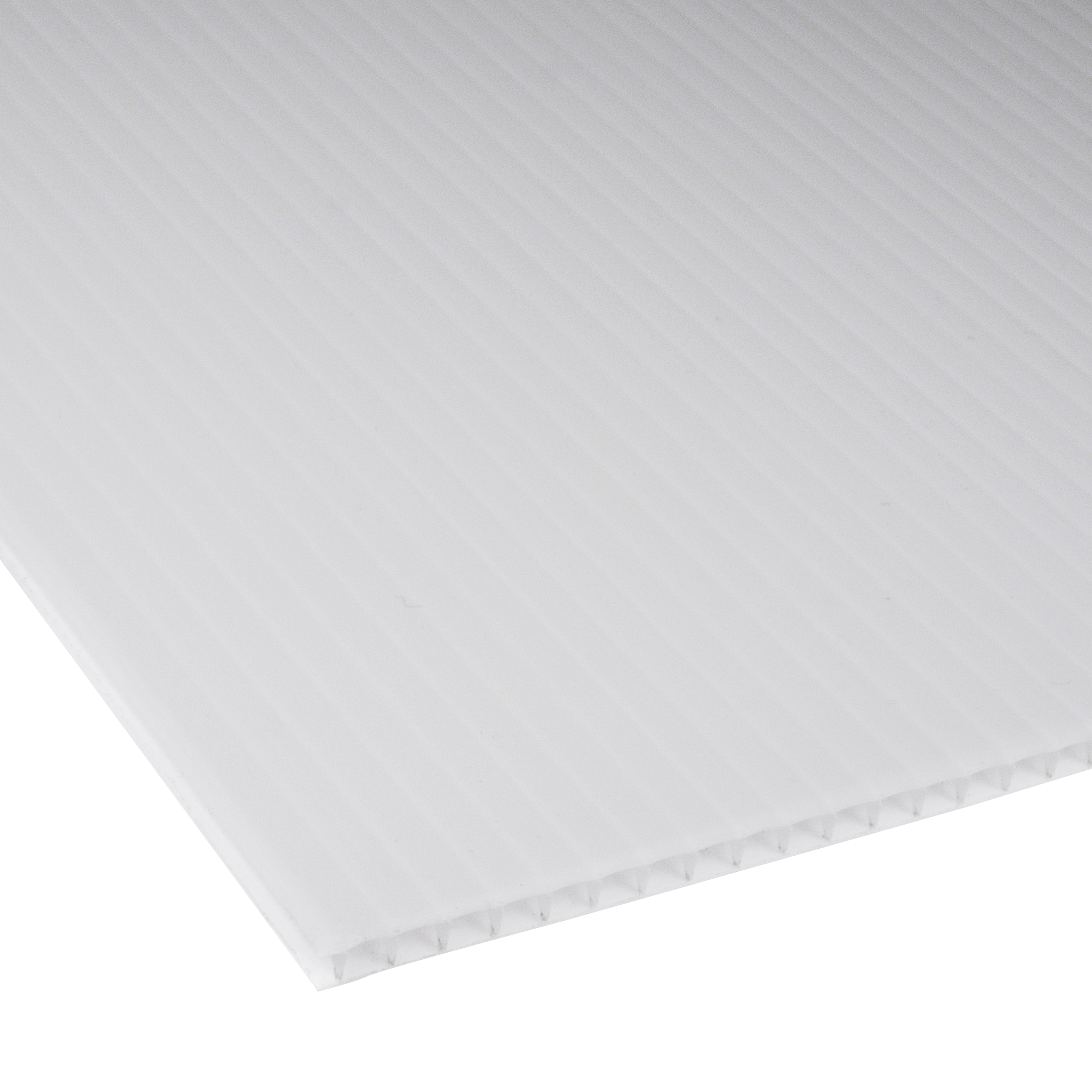 Płyta polipropylenowa kanalikowa 100x200 cm gr. 3 mm biała
