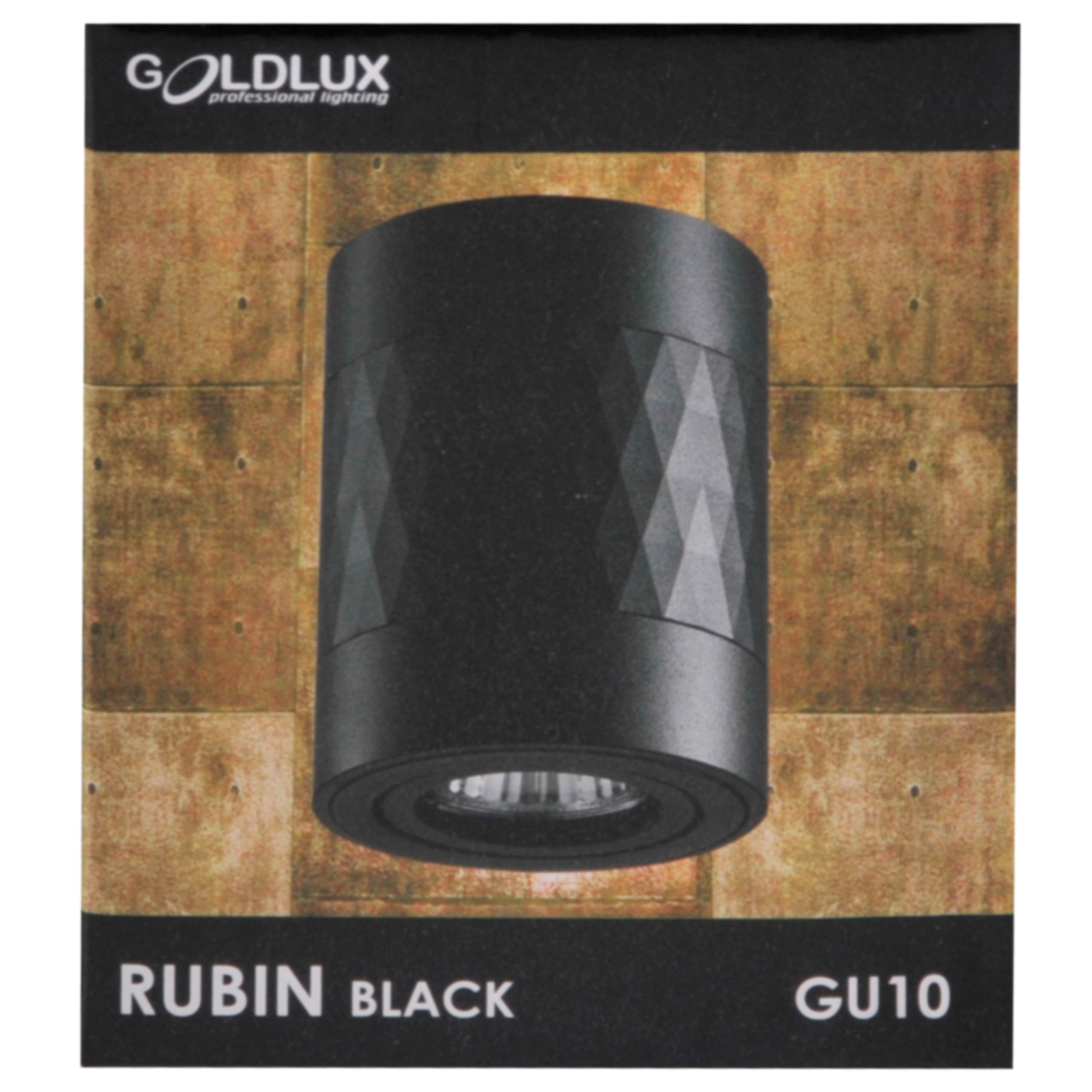 Oprawa natynkowa Rubin Romb czarna GU10 Goldlux - 6