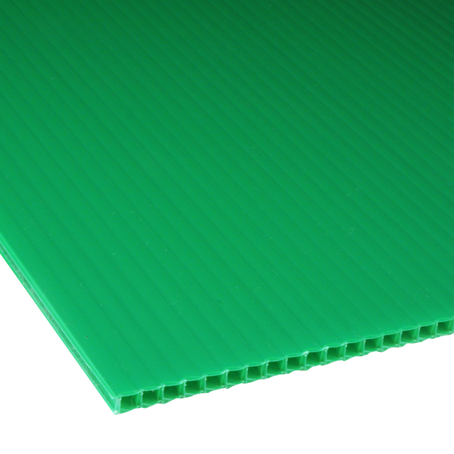 Płyta polipropylenowa kanalikowa 100x200 cm gr. 3 mm zielona