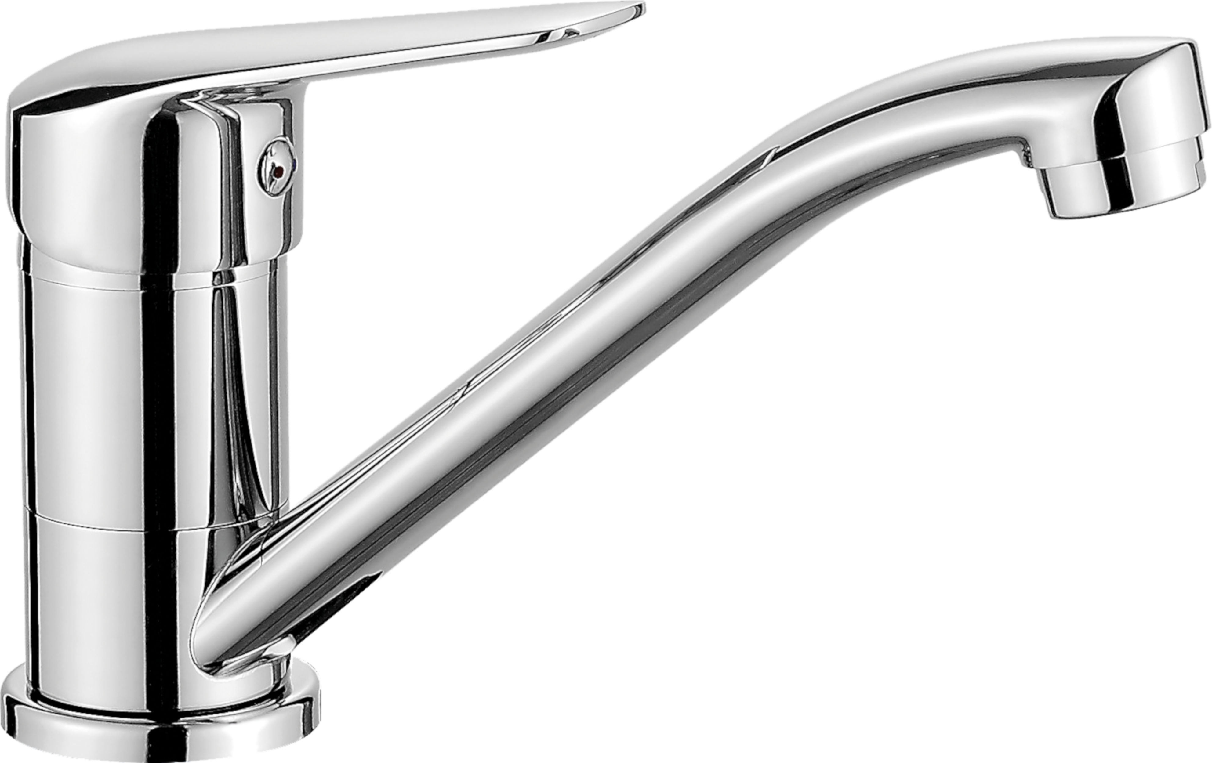 Bateria umywalkowa obrotowa wylewka chrom Boro B/kork Neo