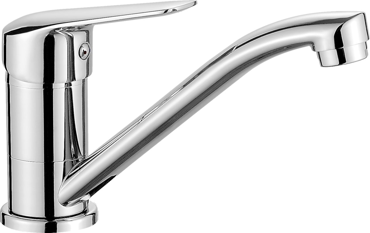 Bateria umywalkowa obrotowa wylewka chrom Boro B/kork Neo