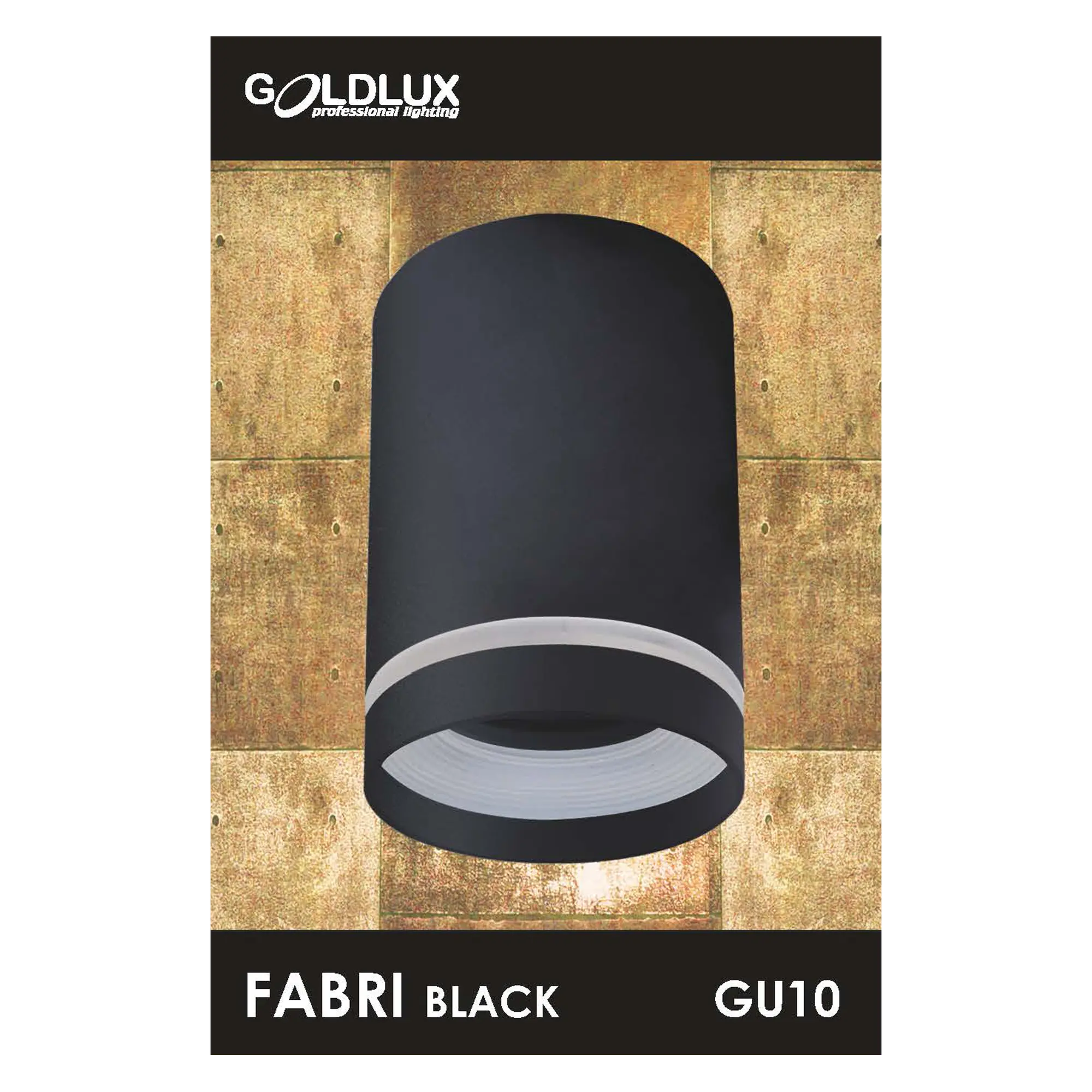 Oprawa natynkowa Fabri czarna GU10 Goldlux - 5