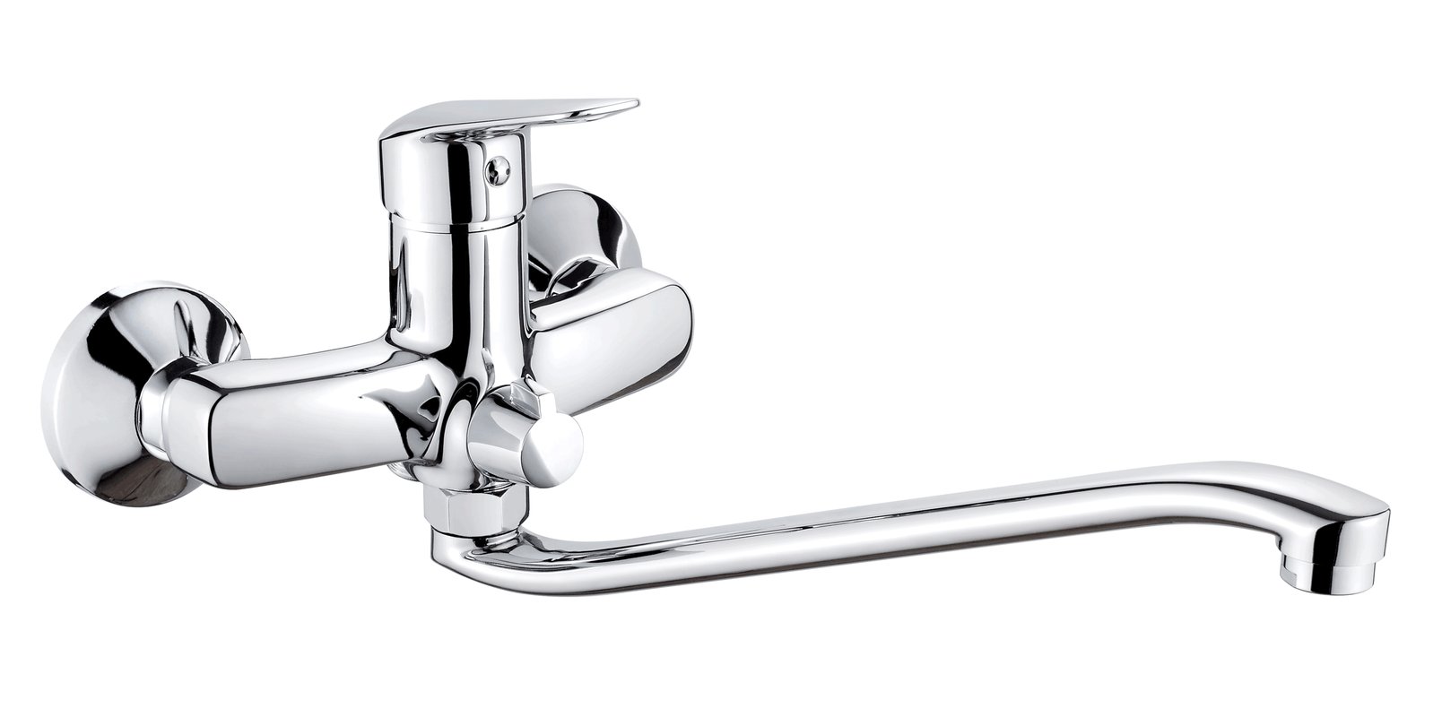 Bateria umywalkowo-wannowa chrom Boro Neo