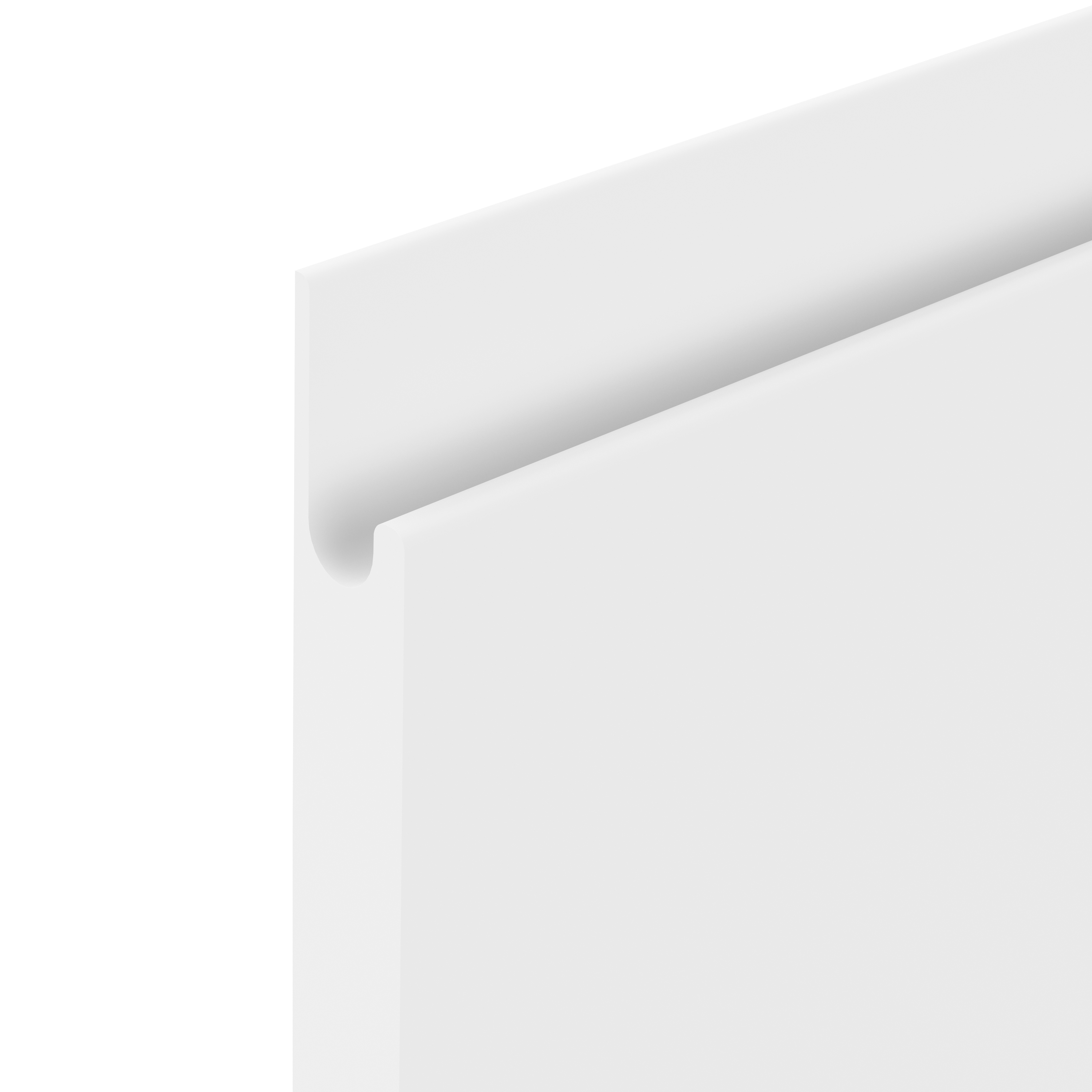 Frente gaveta de cozinha Delínia Tokyo 60X13 cm branco mate - 5