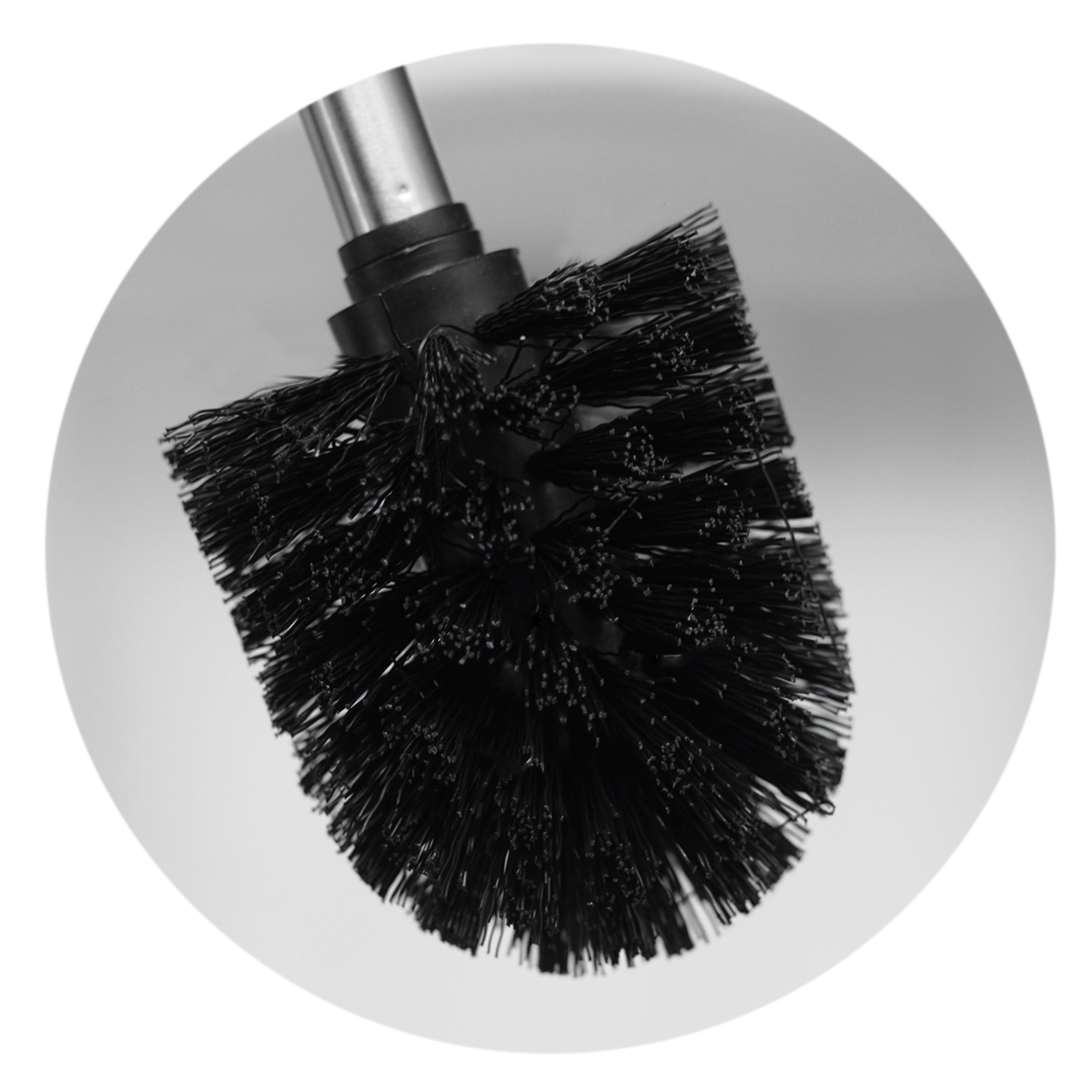 Główka wymienna szczotki toaletowej czarna Center Plus - 3