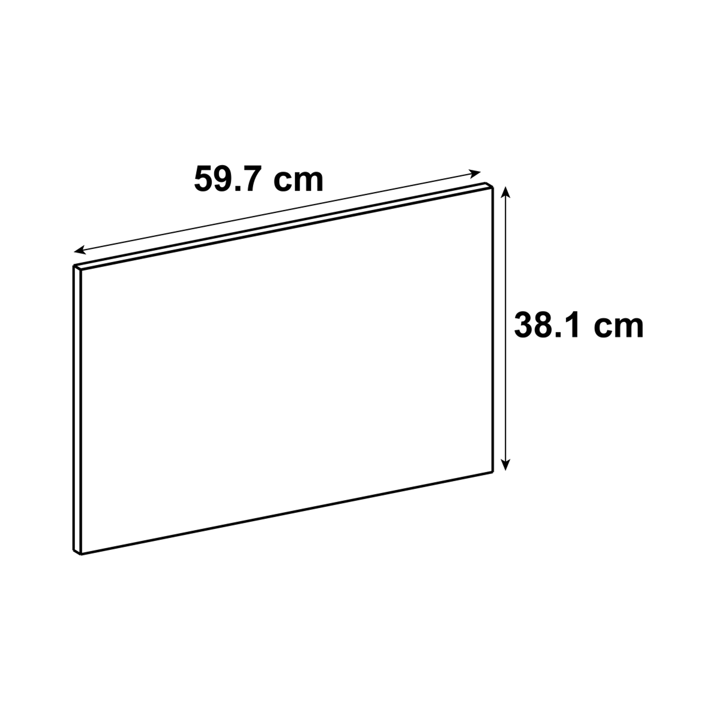 Frente gaveta de cozinha Delínia Tokyo 60X39 cm branco mate - 8