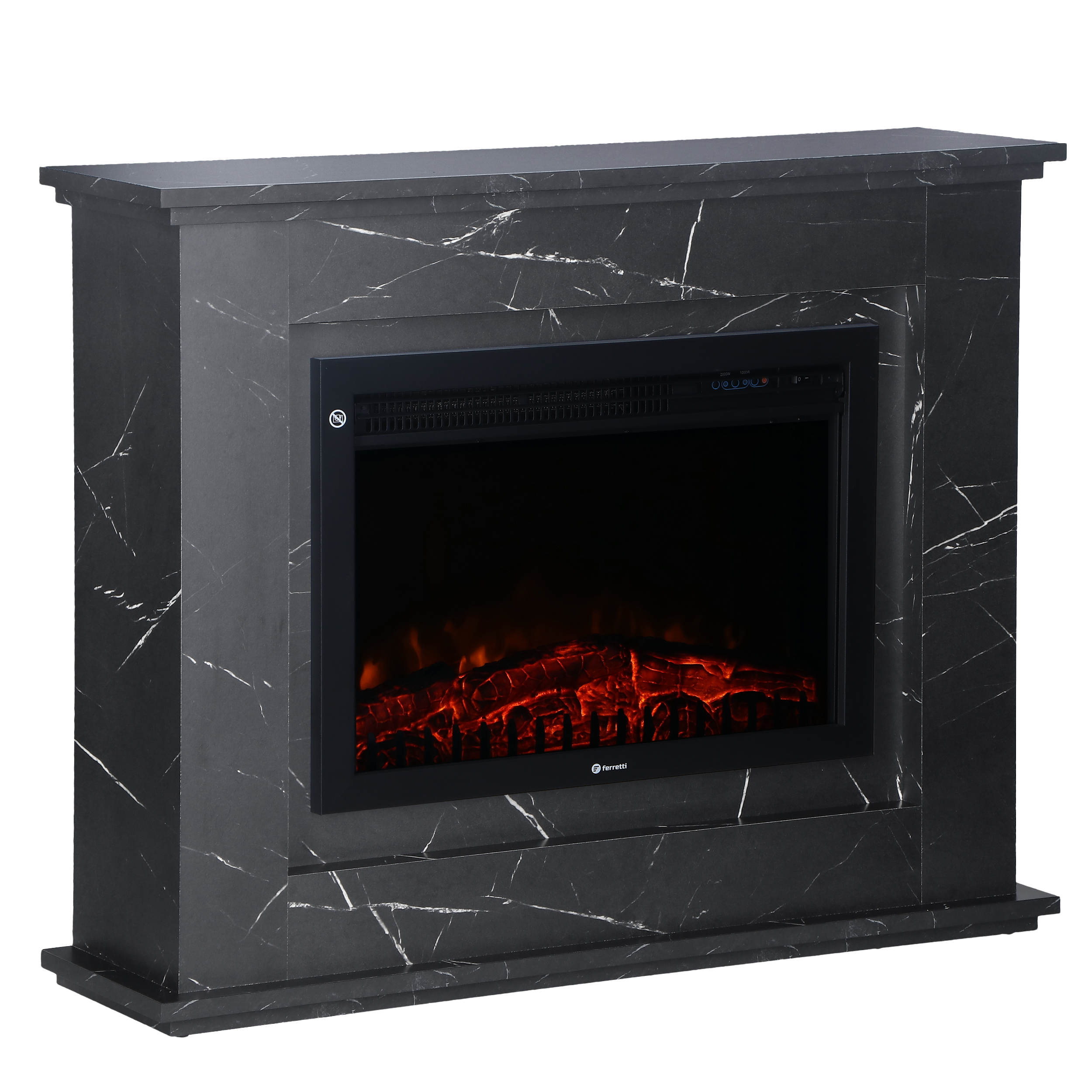 Kominek elektryczny CLOE Marmur 2000 W FERRETTI
