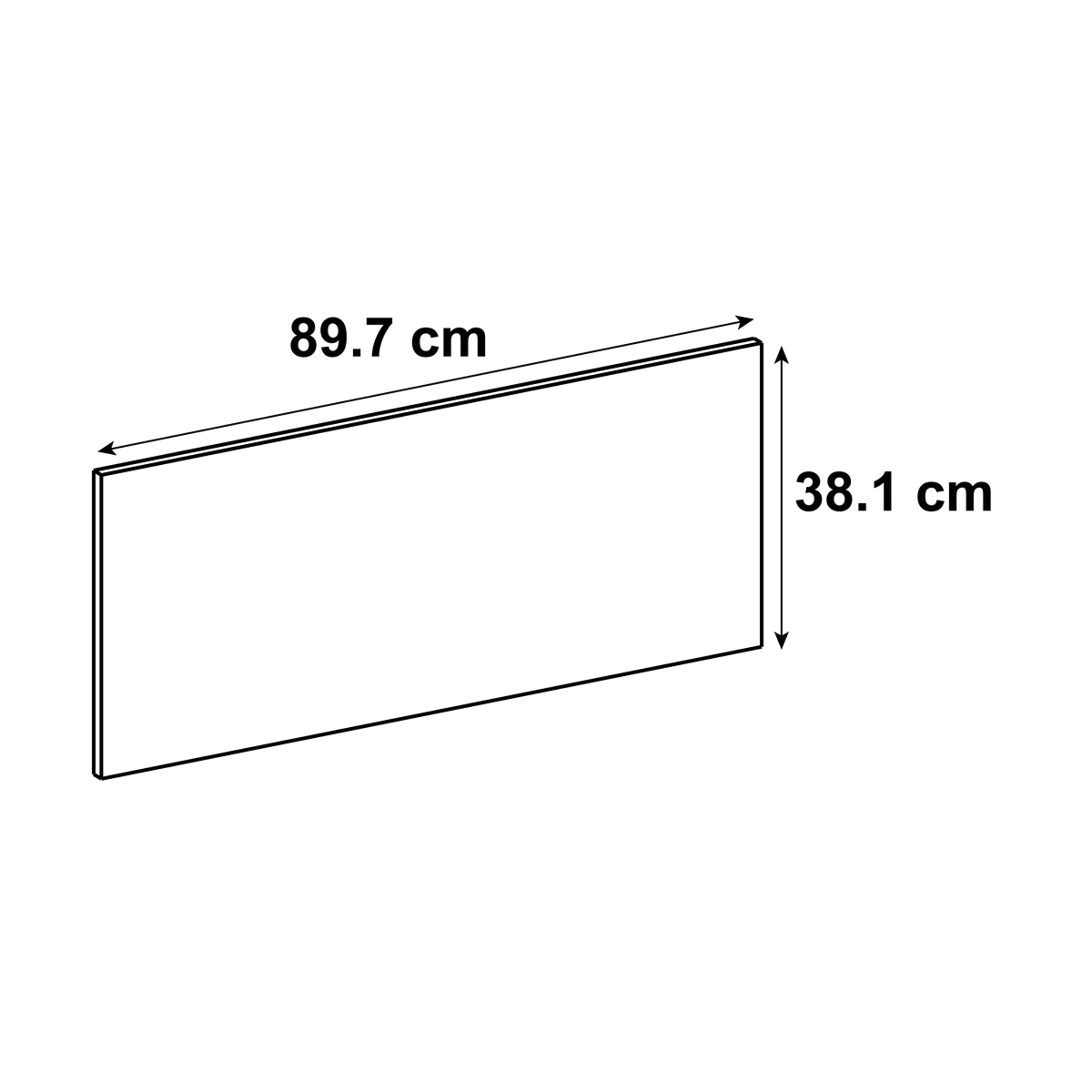 Frente gaveta de cozinha Delínia Tokyo 90X39 cm branco mate - 7
