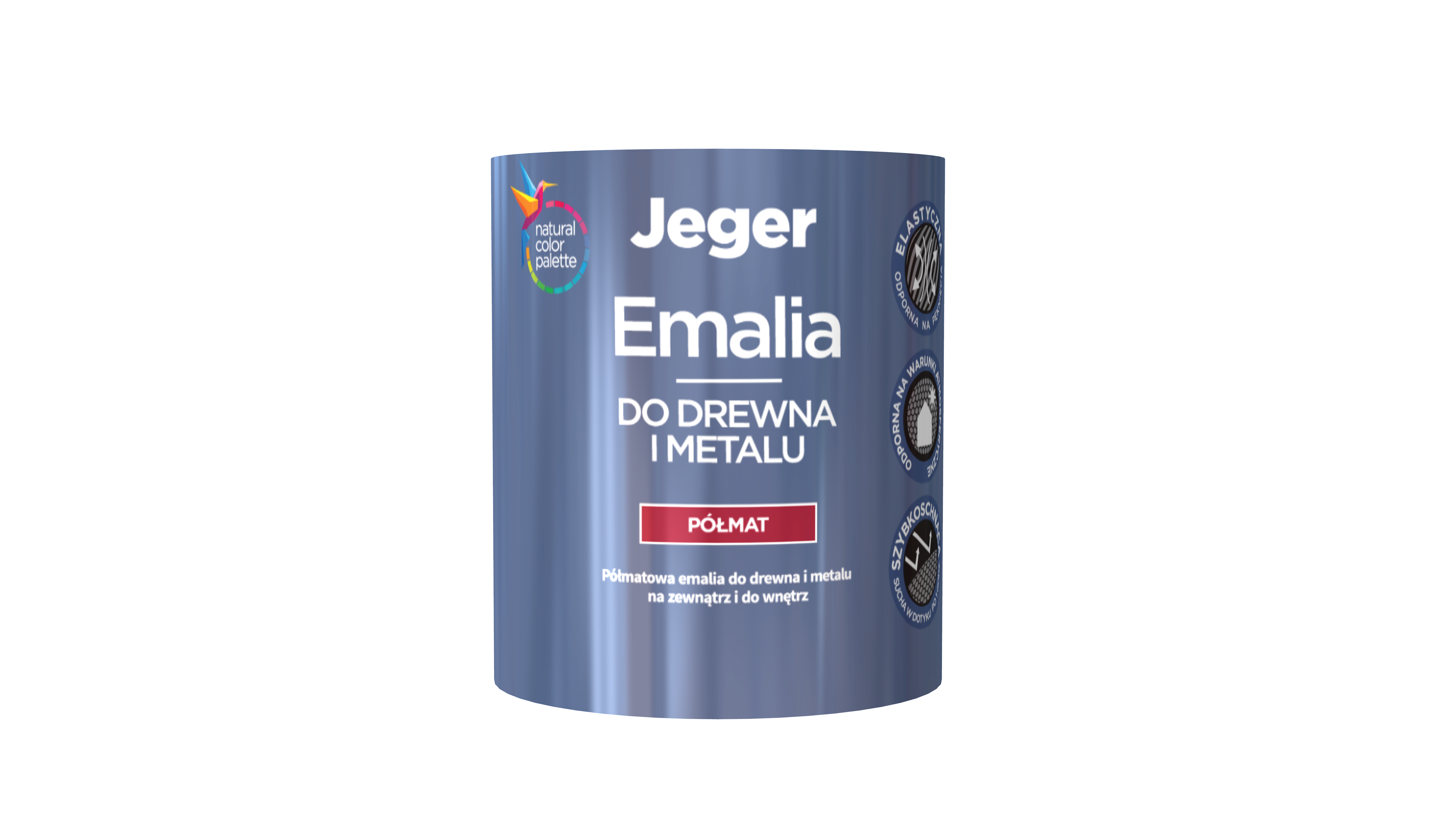 Farba Jeger Emalia 0.9 l Baza C półmat - 2