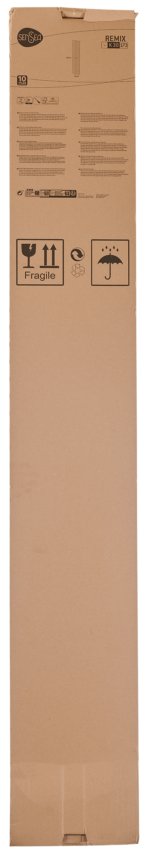 Drzwi do słupka Remix Celadon 30 x 173 Sensea - 31