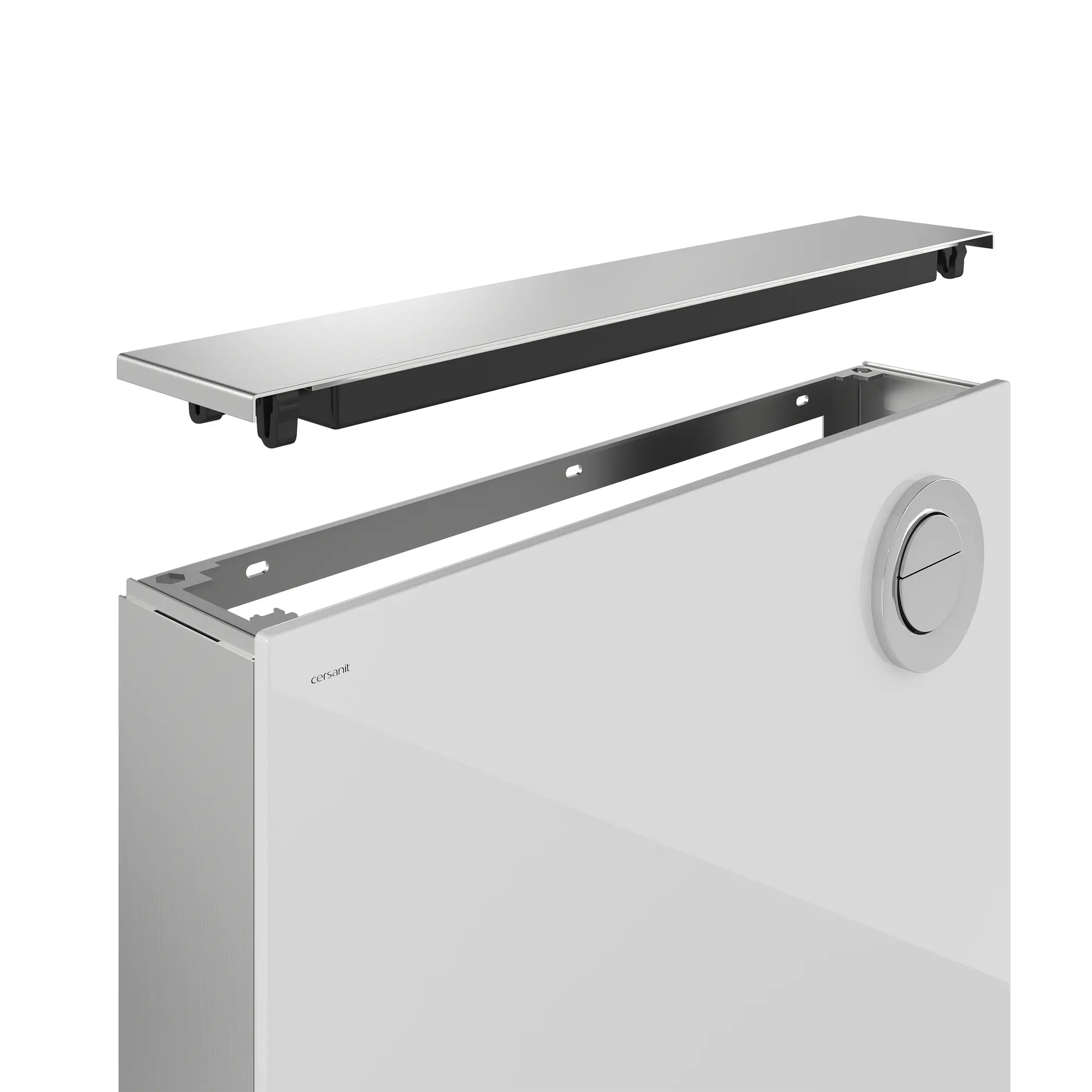 Stelaż natynkowy do WC Integra biały Cersanit - 8