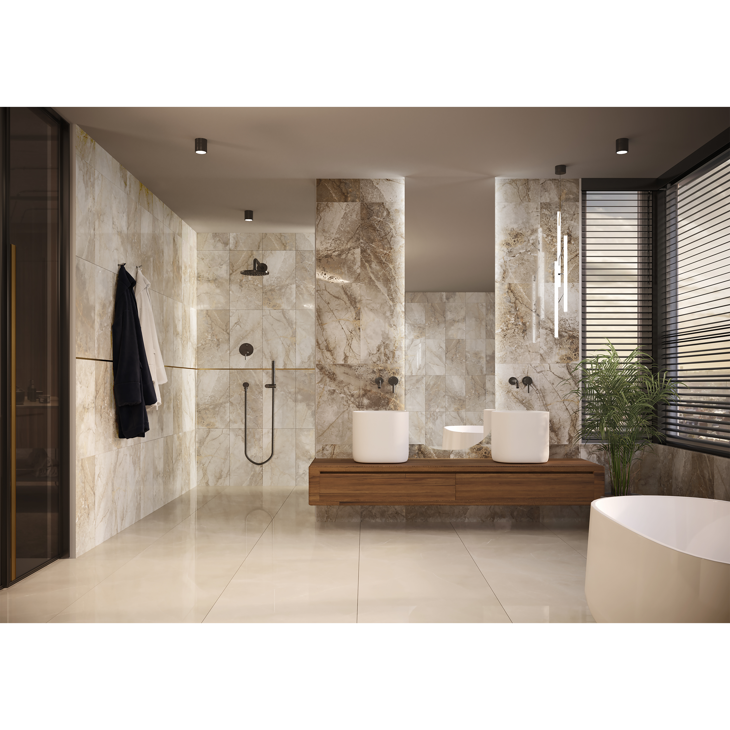 Glazura Filadelphia Beige 30x60 Ceramika Color - 2