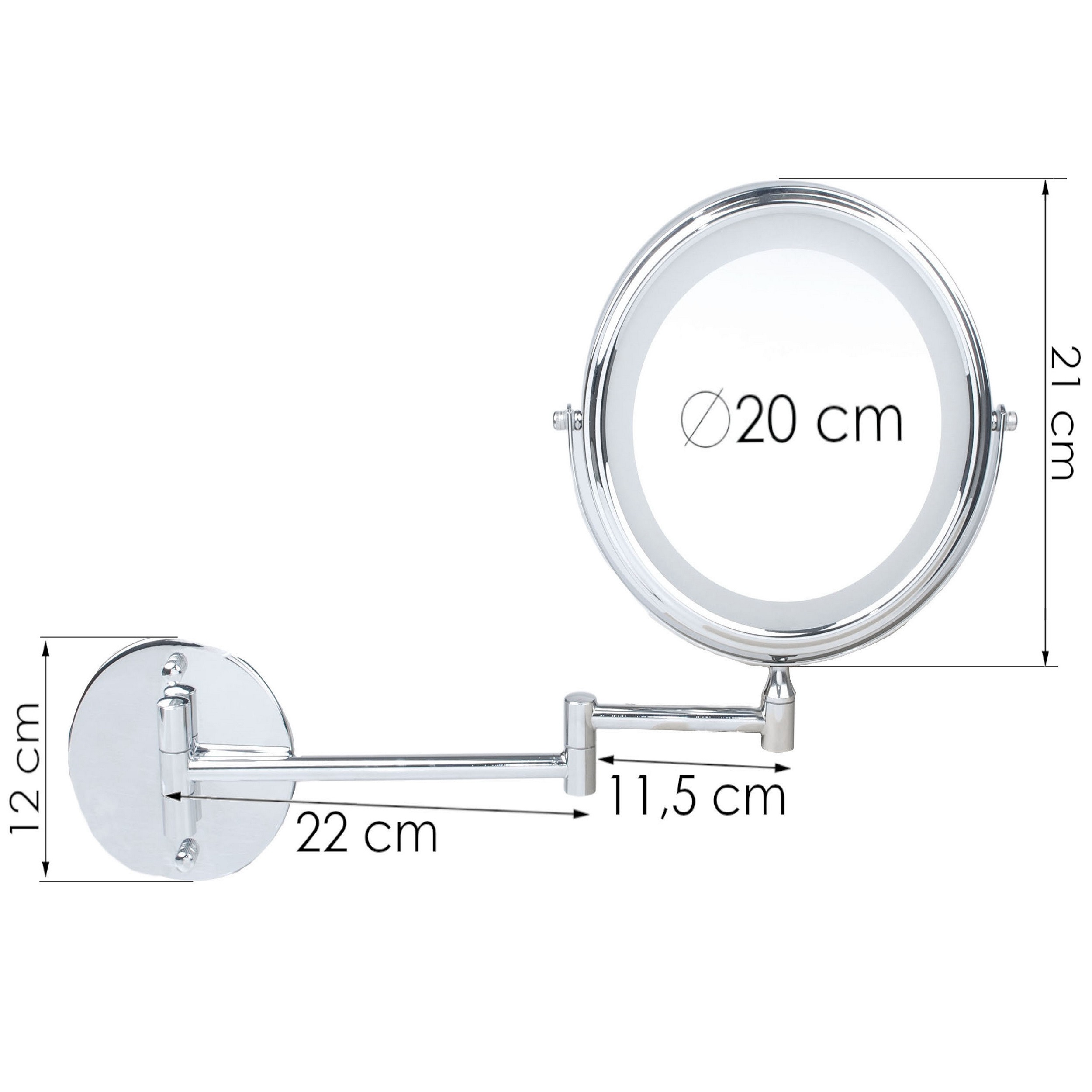 Lusterko kosmetyczne powiększające Eda Yoka Home - 2