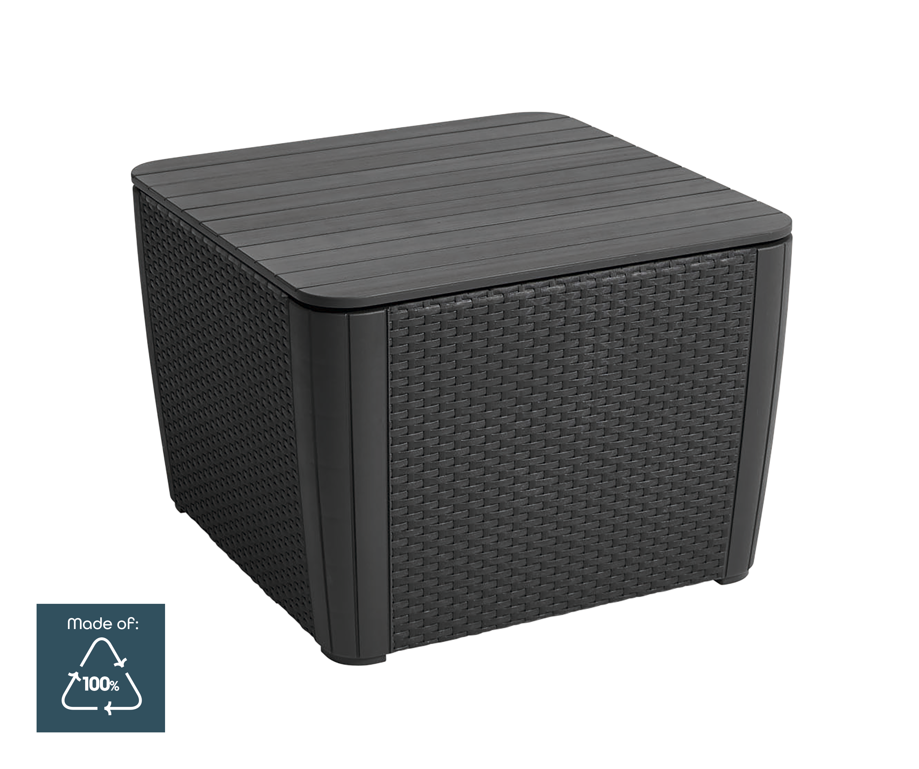 Stolik ogrodowy Luzon Plus 57x57cm antracytowy Keter - 4