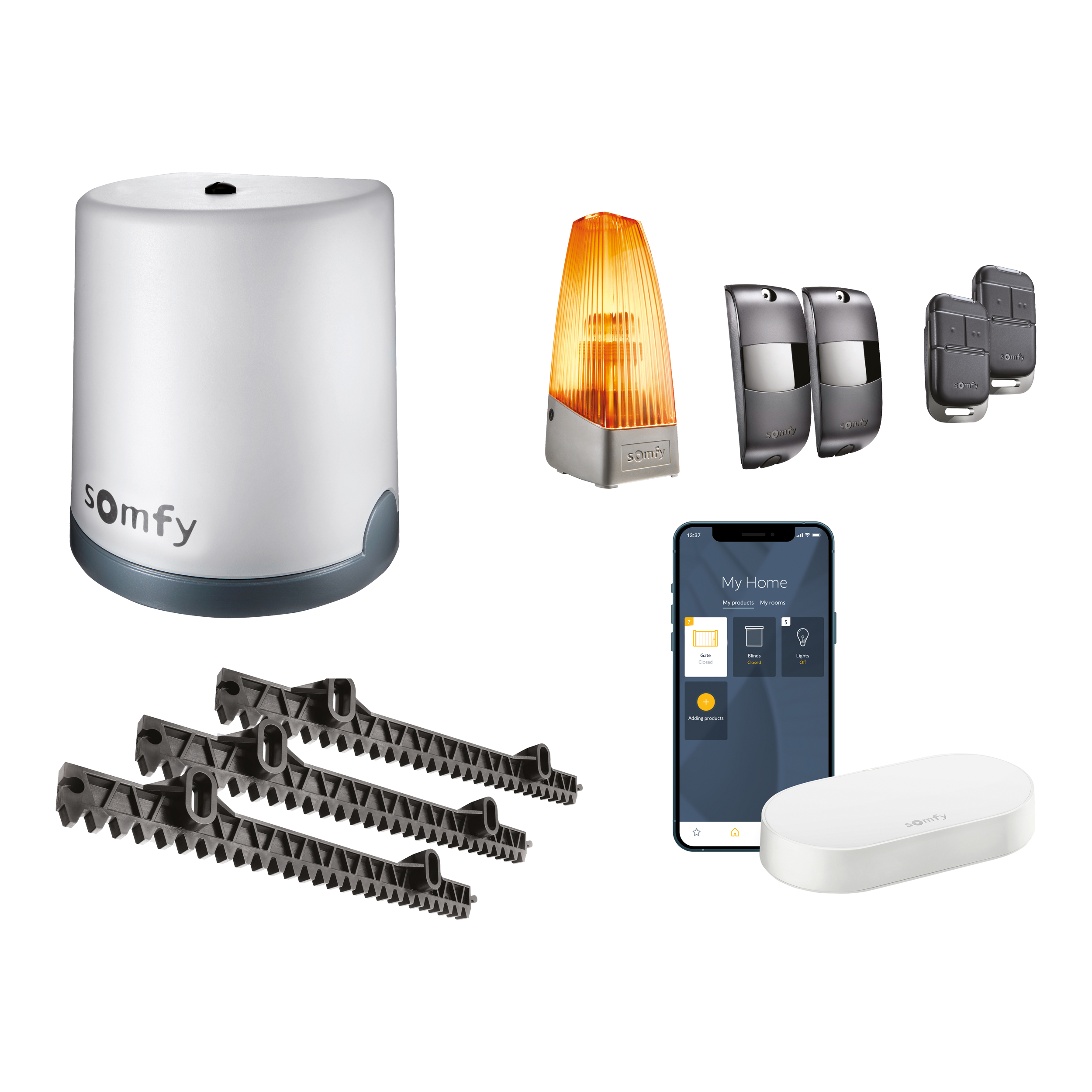 Inteligentny napęd bramy przesuwnej Freevia 400 Connect SOMFY