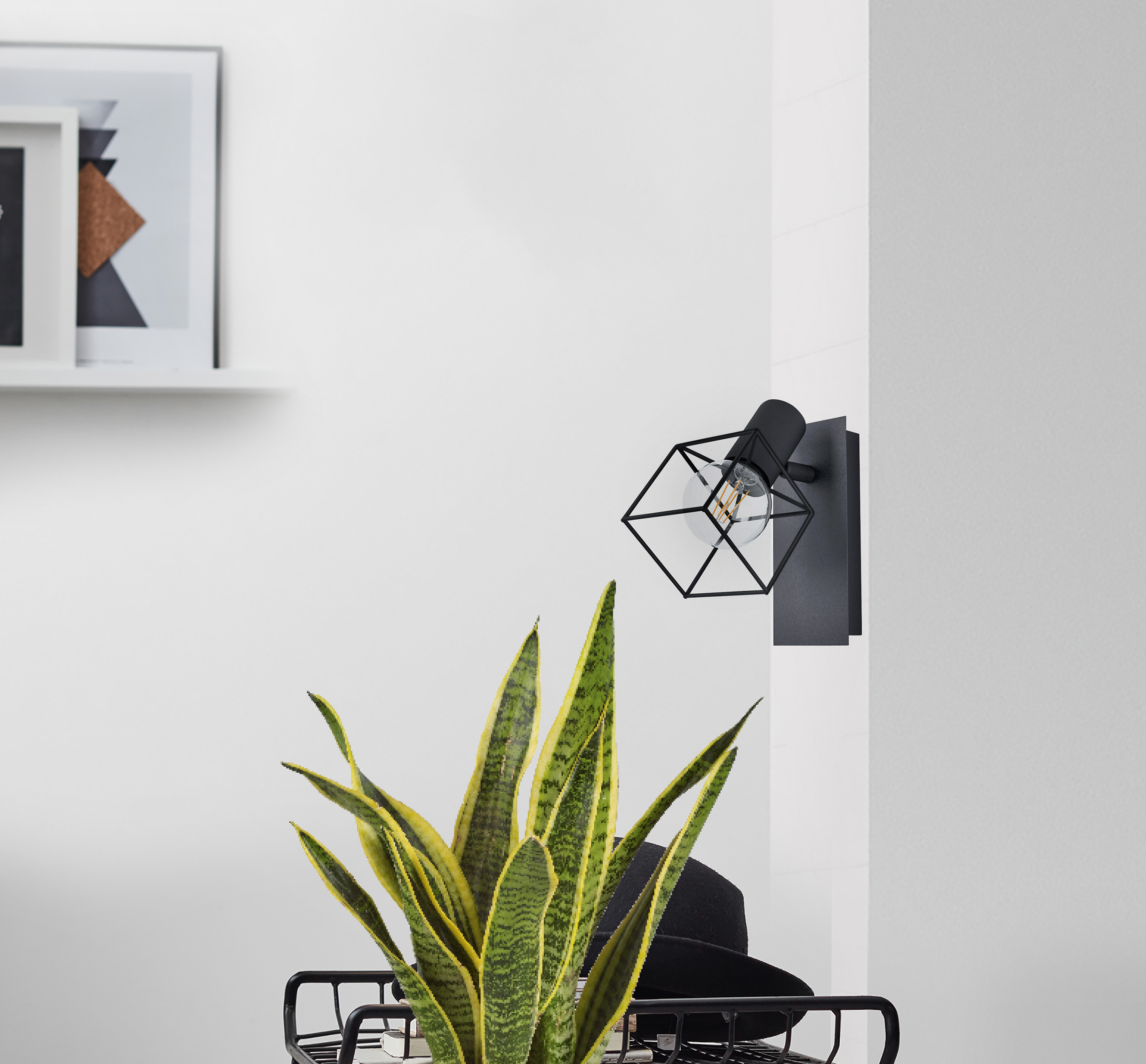 Faretto decorativo senza fonte luminosa ELDRICK in acciaio nero E14 28W INSPIRE 1 luci - 5