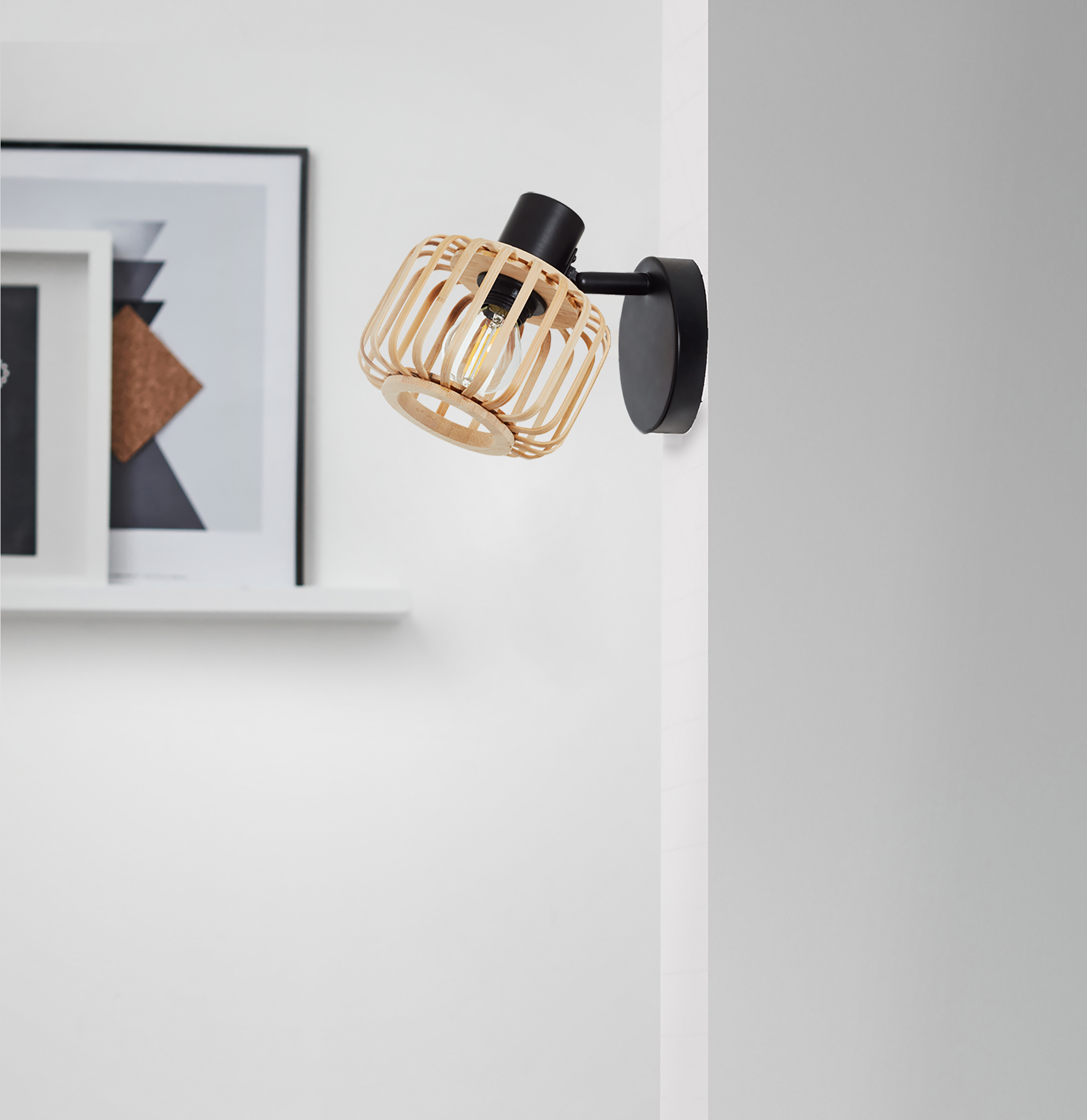 Reflektor Pecan czarno-beżowy E14 Inspire - 7