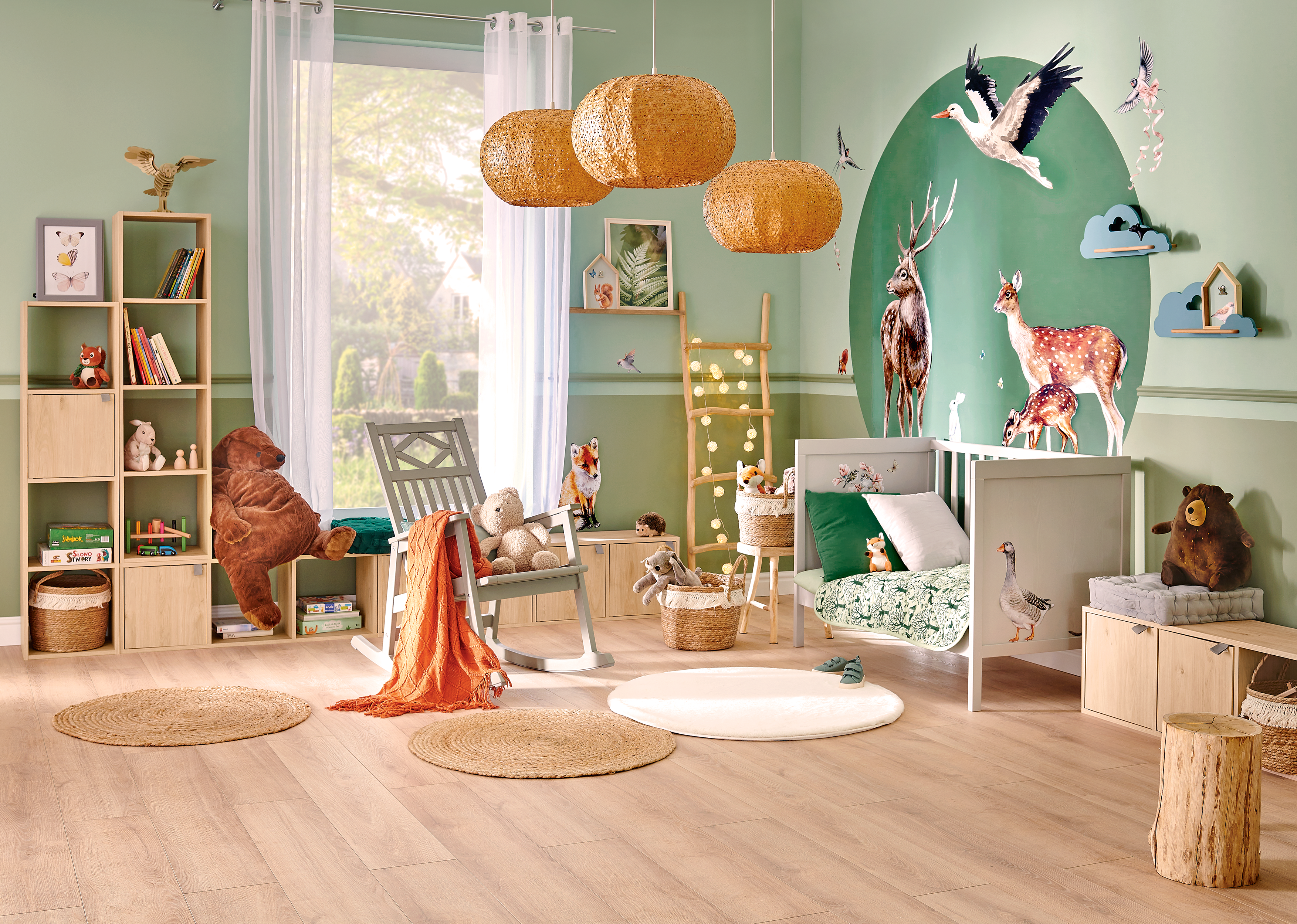 Tapete redondo liso INSPIRE BIANCA FAKE RABBIT D100CM CREAM 5 - 23