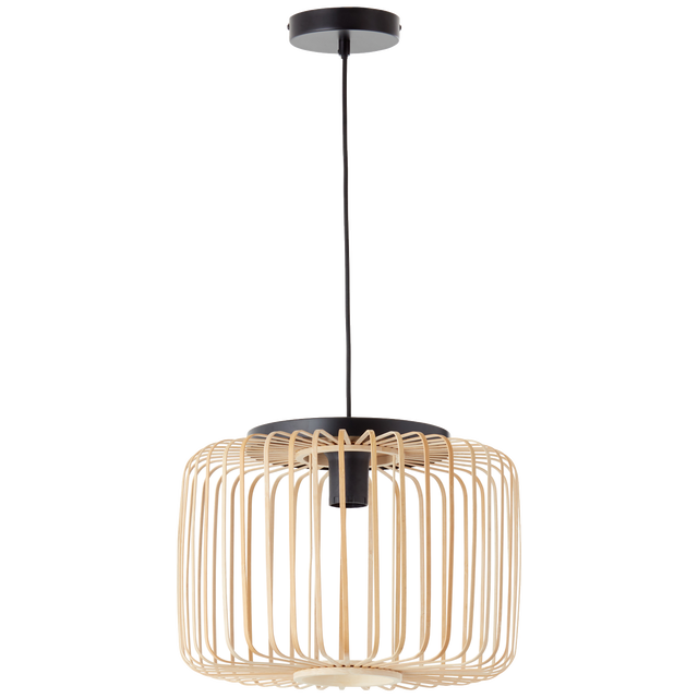 Lampa wisząca Pecan czarno-beżowa E27 Inspire