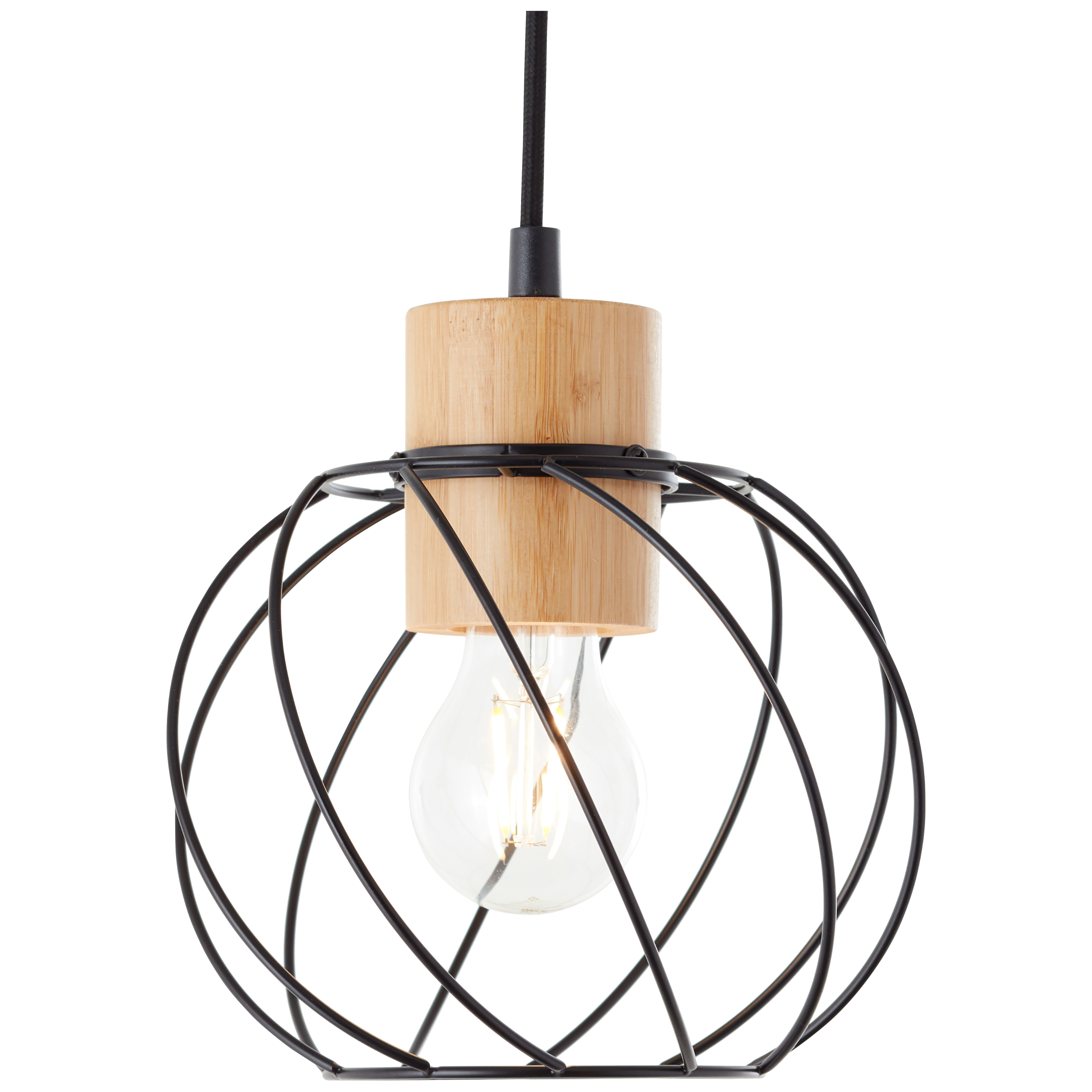 Lampa wisząca Mallow czarna 3 x E27 Inspire - 14