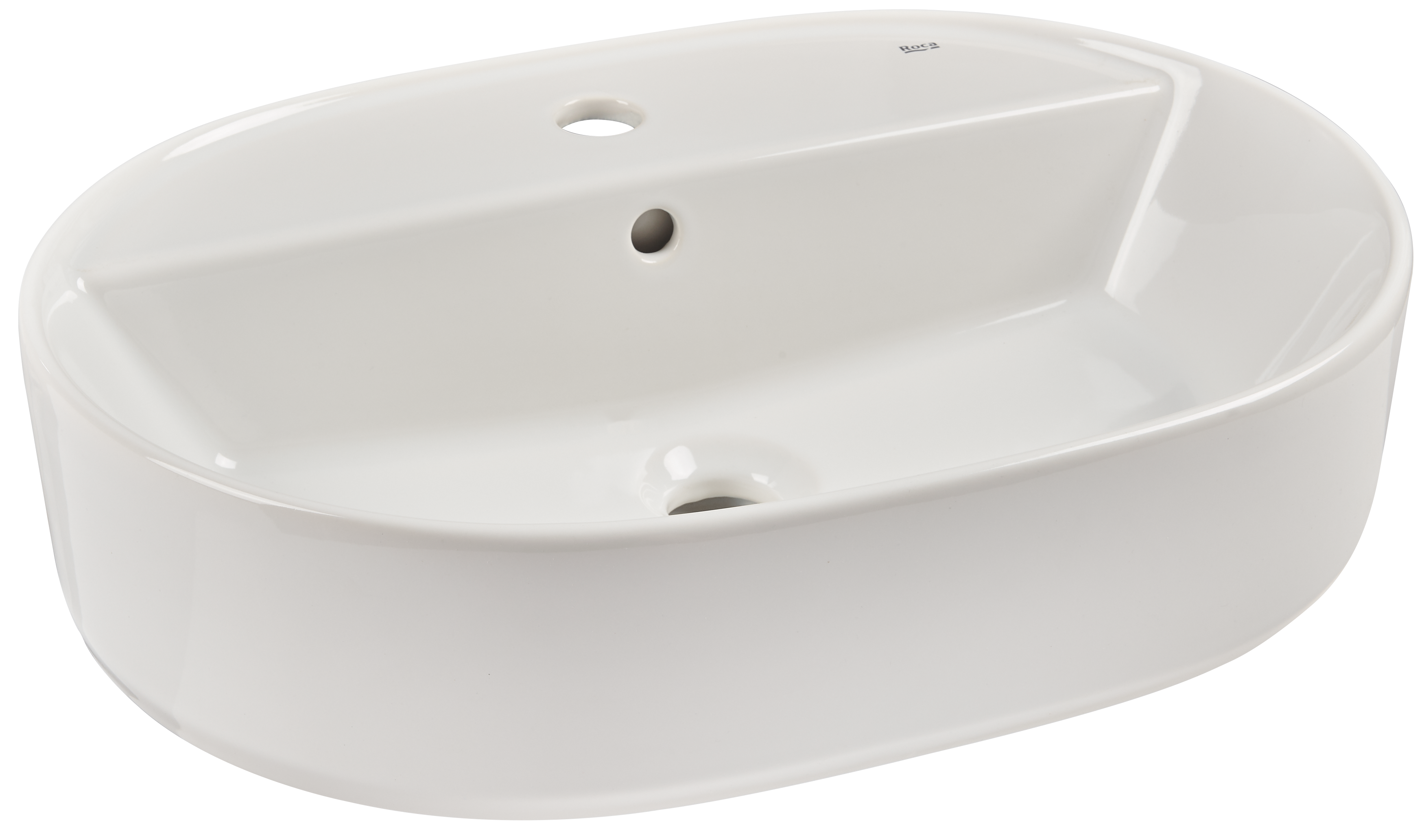 Umywalka ceramiczna nablatowa Domus 55 x 40 Roca