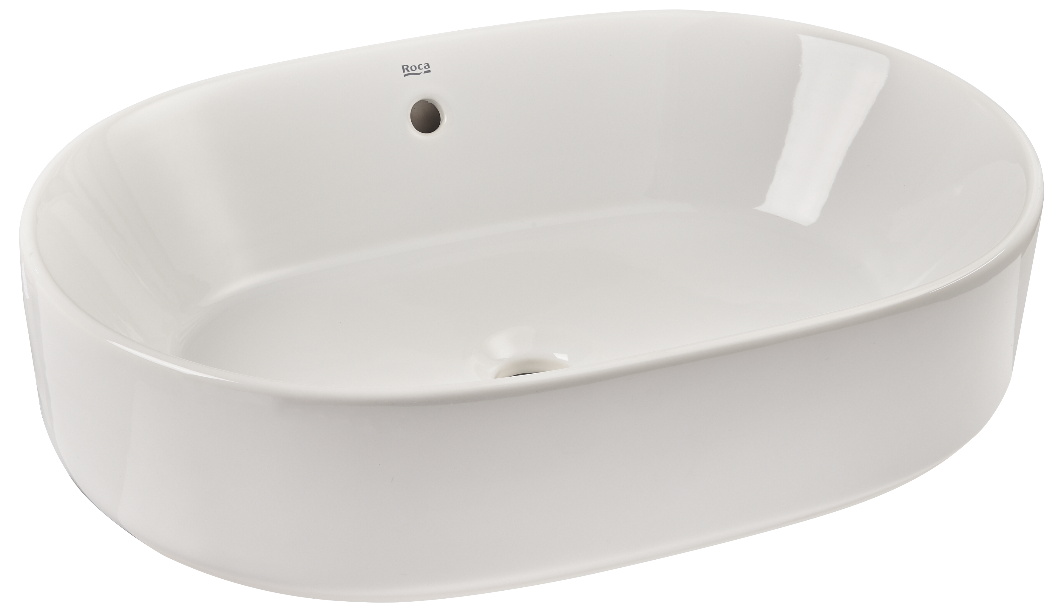 Umywalka ceramiczna nablatowa Domus 55 x 39 Roca