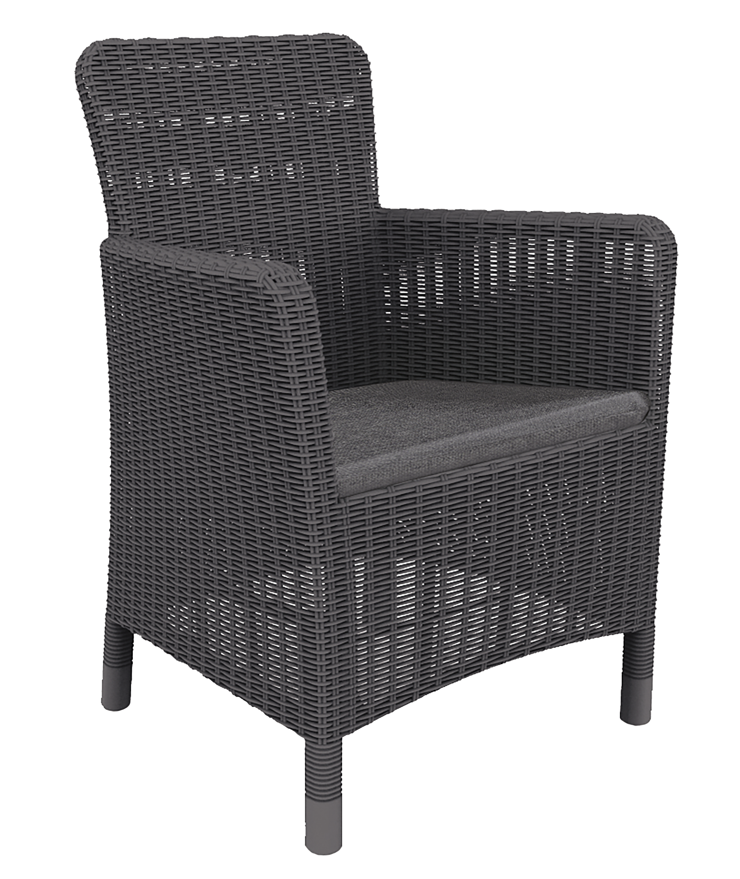 Fotel ogrodowy Trenton antracytowy Keter