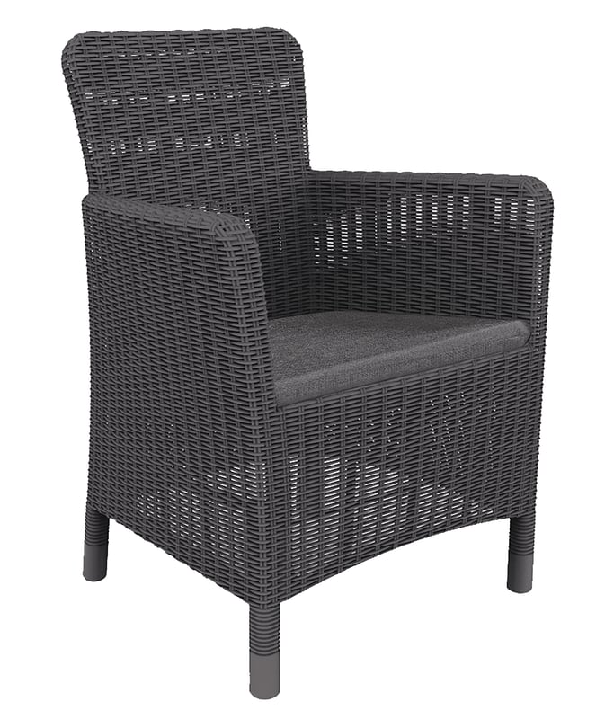 Fotel ogrodowy Trenton antracytowy Keter