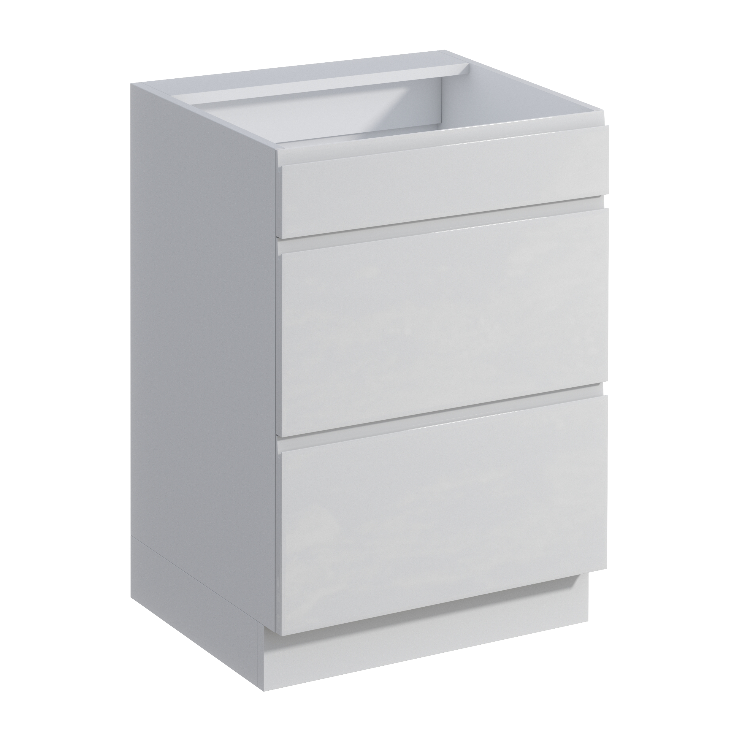 Szafka kuchenna stojąca 3 szuflady Aspen II 60 cm kolor biały