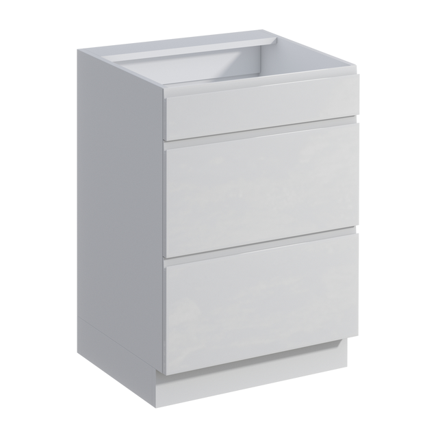 Szafka kuchenna stojąca 3 szuflady Aspen II 60 cm kolor biały
