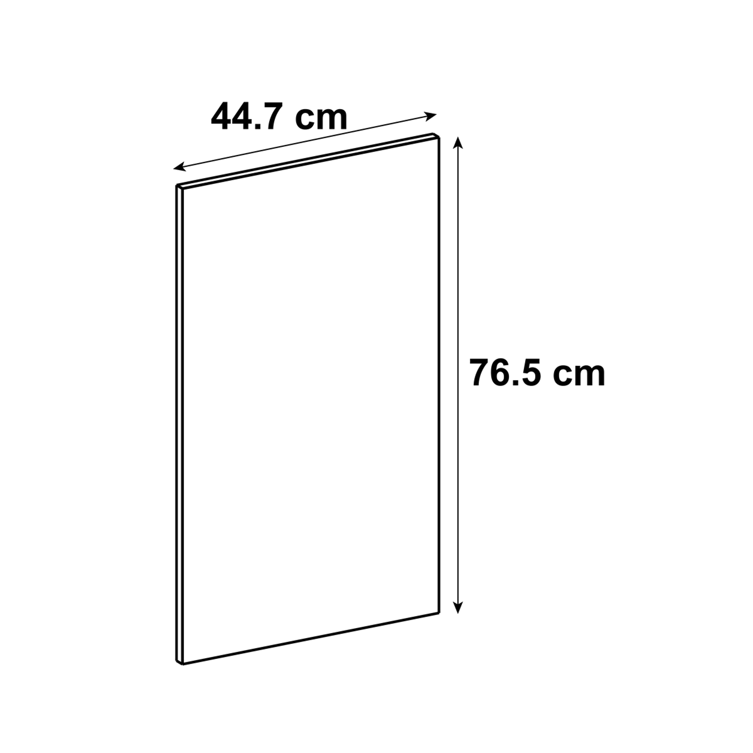 Frente de gaveta Delinia Tokio New 77X45 cm branco mate - 7