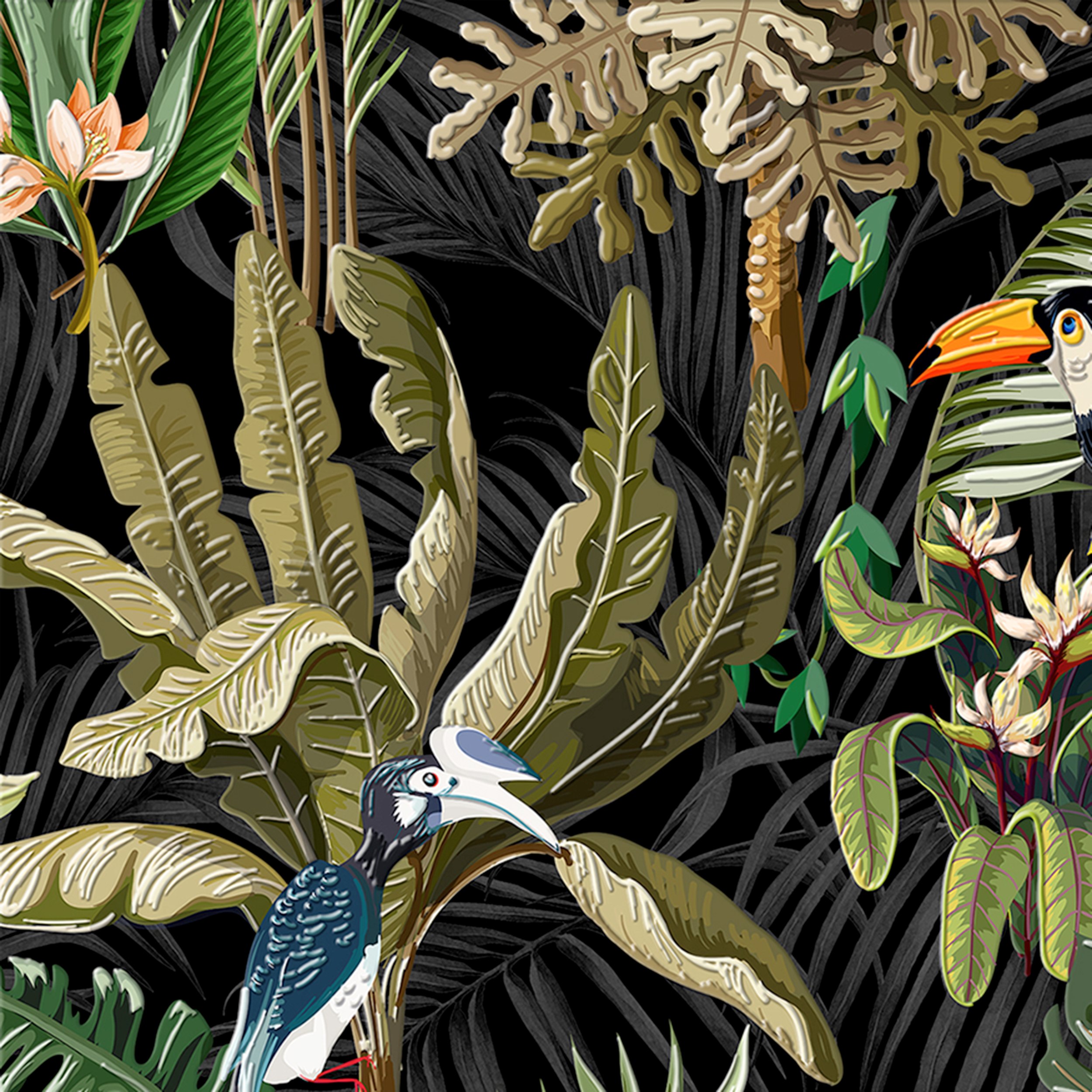 Dekor Midnight Garden 1z8 60x60 Alfa-Cer