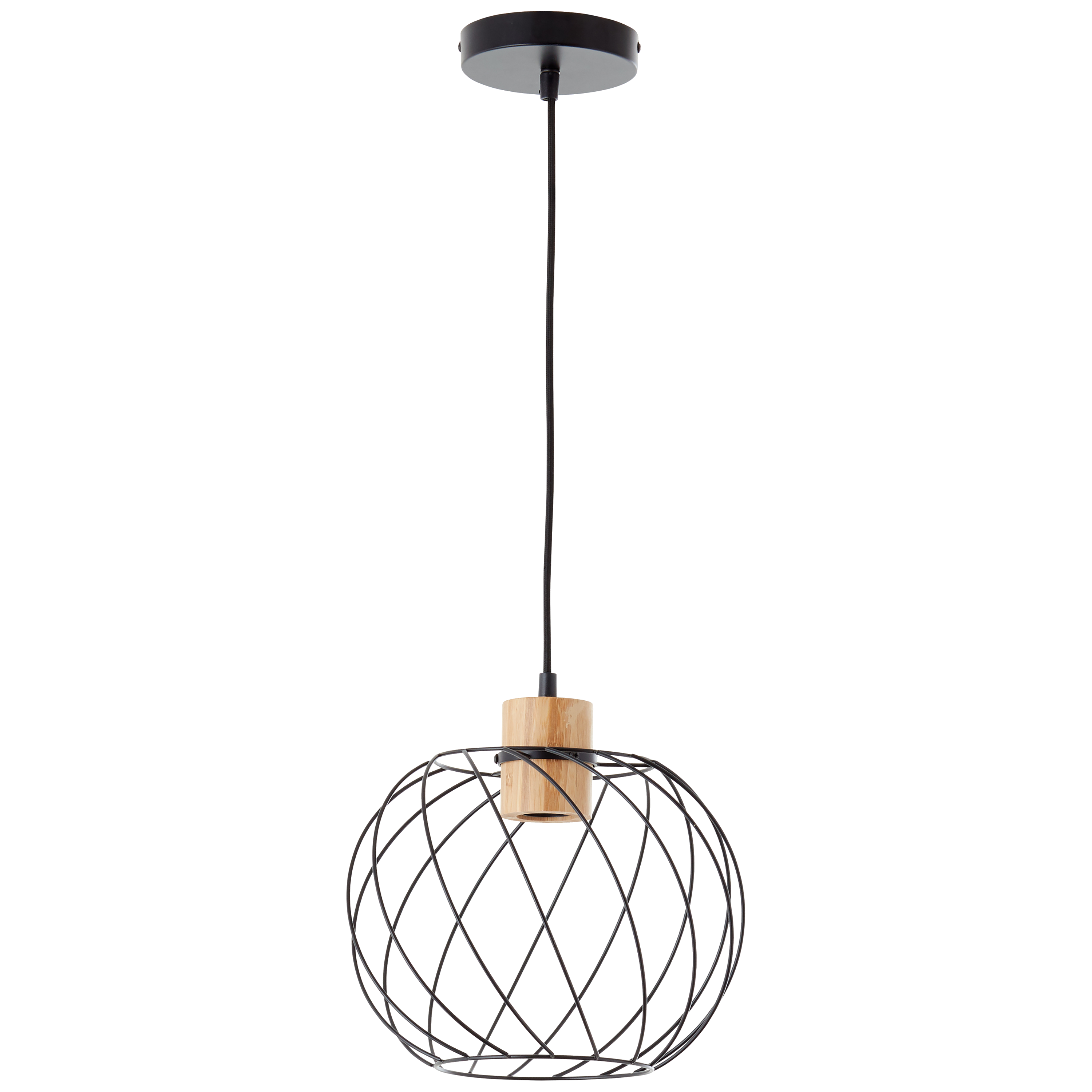 Lampa wisząca Mallow czarna E27 Inspire - 2
