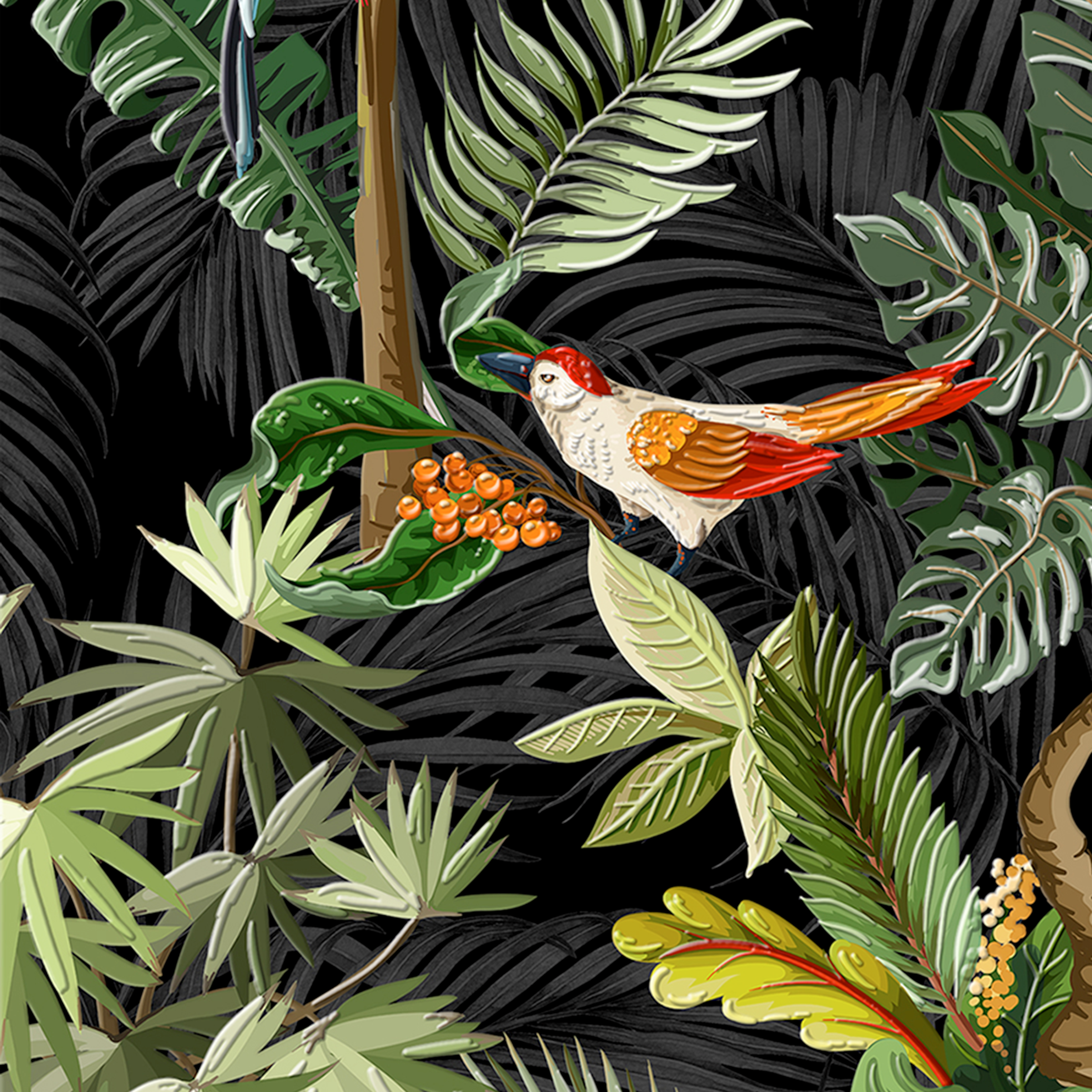 Dekor Midnight Garden 3z8 60x60 Alfa-Cer