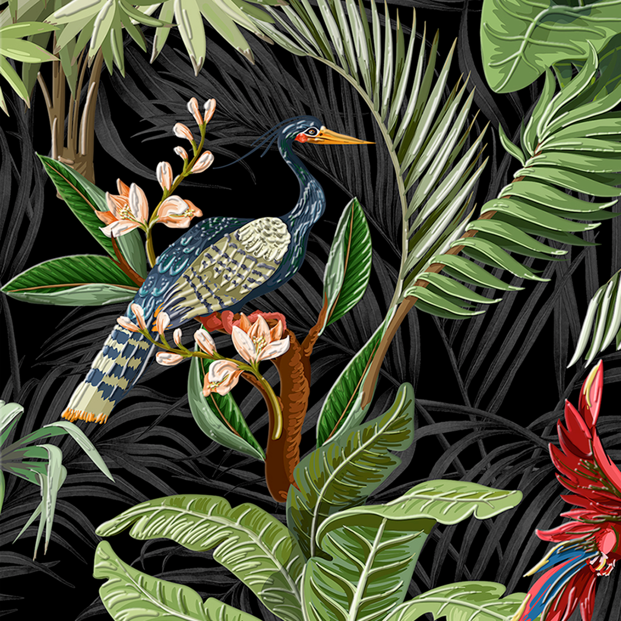 Dekor Midnight Garden 5z8 60x60 Alfa-Cer