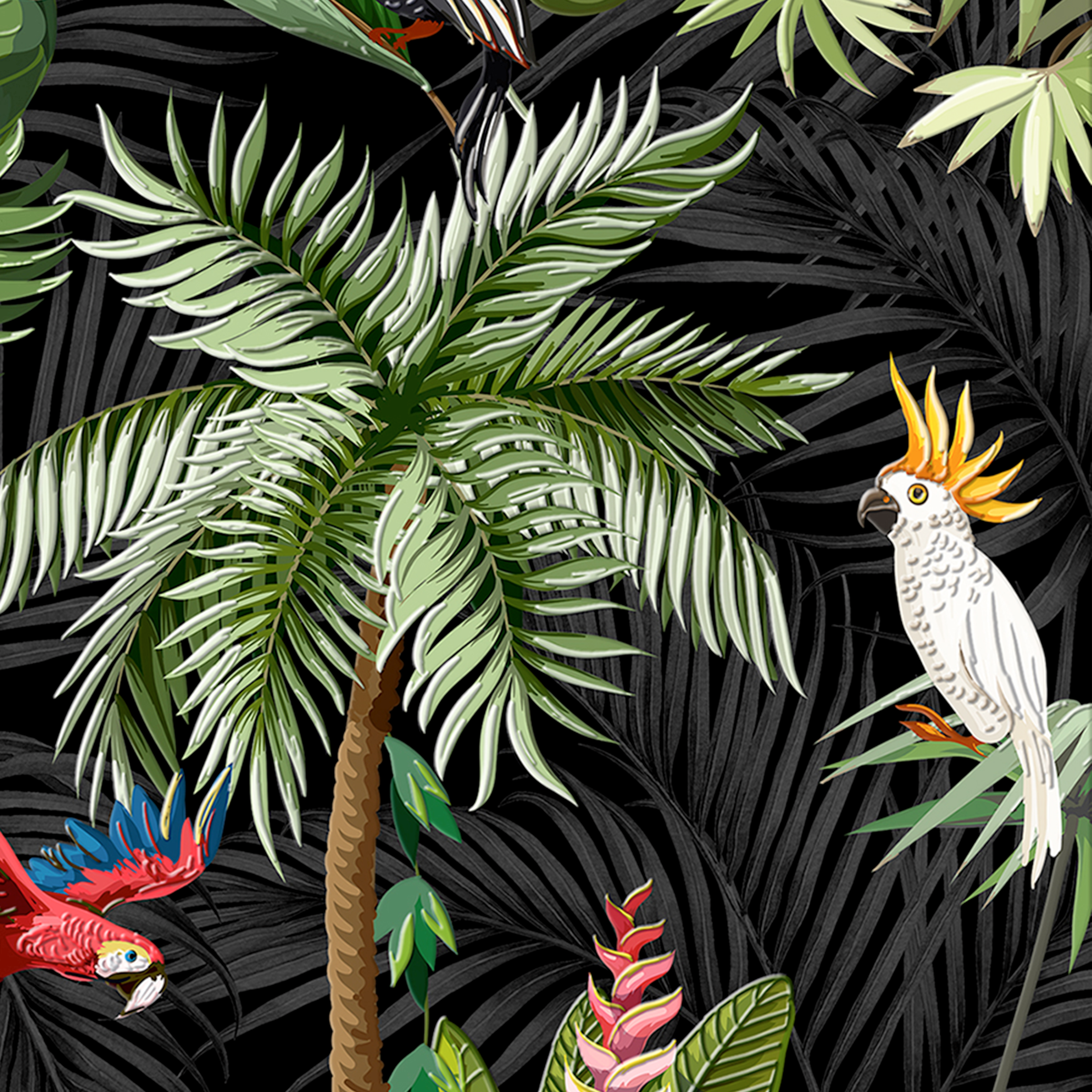 Dekor Midnight Garden 6z8 60x60 Alfa-Cer