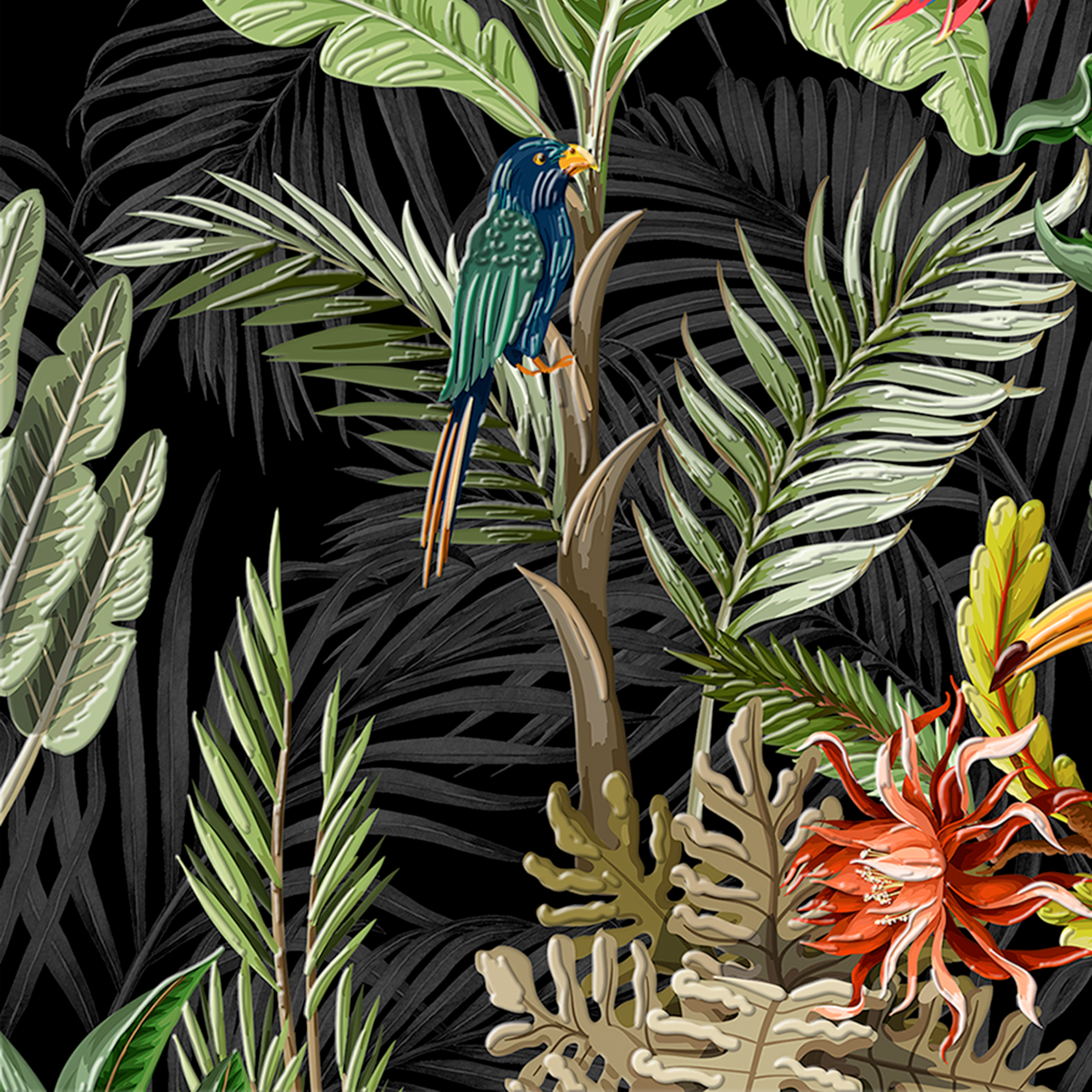 Dekor Midnight Garden 7z8 60x60 Alfa-Cer